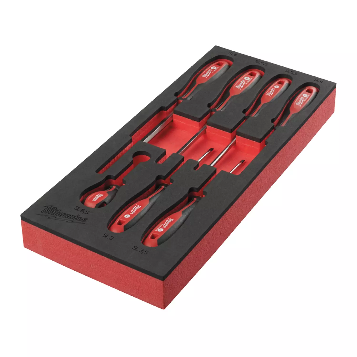 Milwaukee 4932492395 Jeu de 7 tournevis en mousse Inlay - SL-image