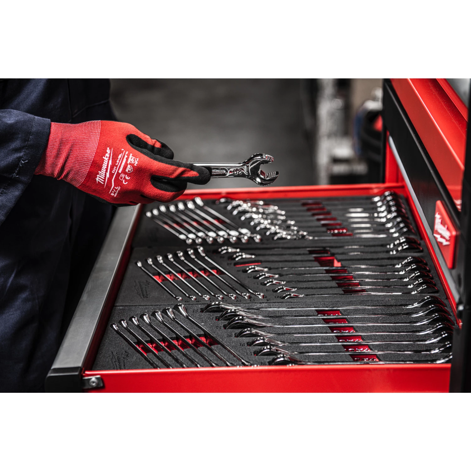 Milwaukee 4932479828 Foam Inlay Ringratel-steeksleutel set MAXBITE™-image