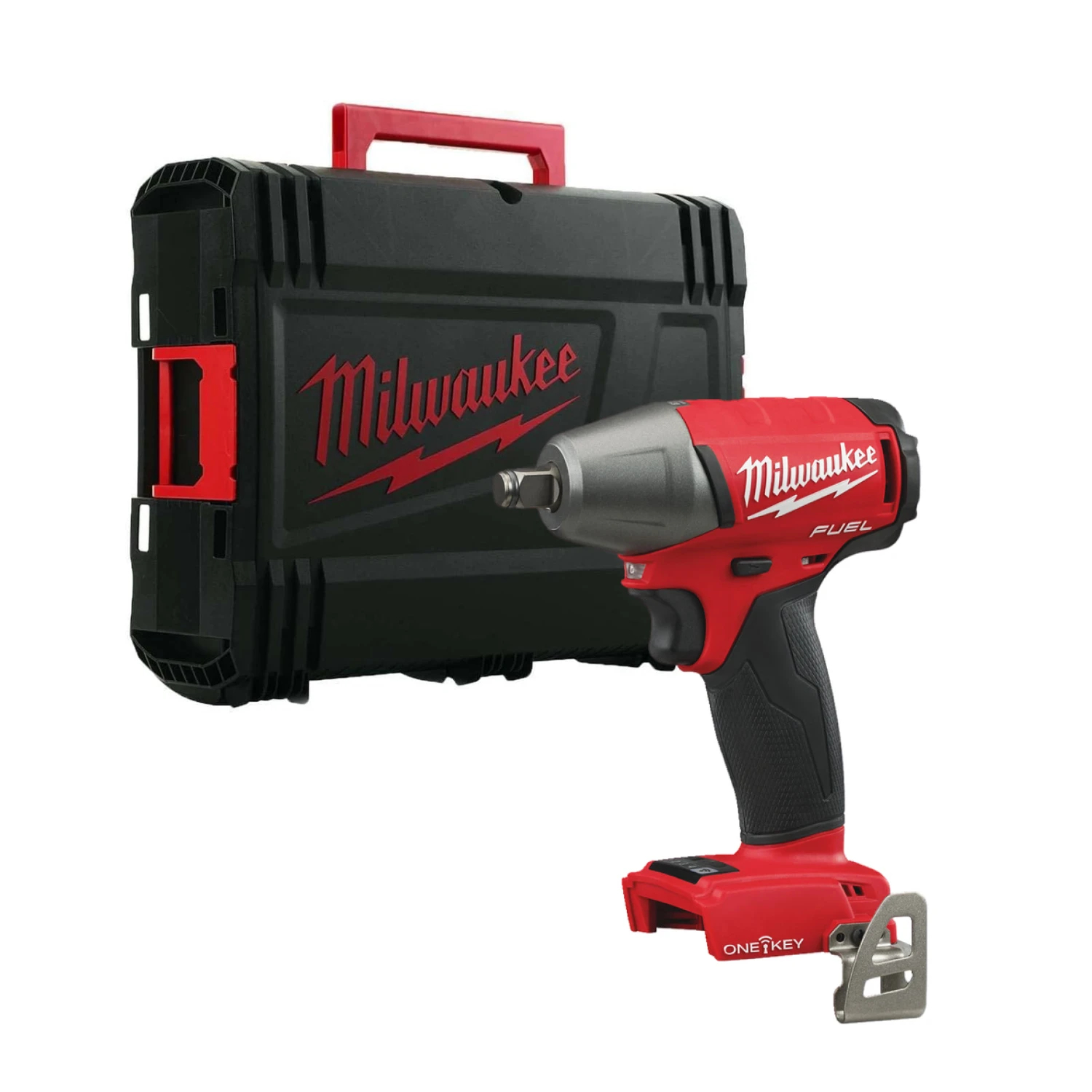 Milwaukee M18 ONEIWF12-0X 18V Li-Ion Accu slagmoersleutel ONE-KEY body in HD BOX - 300Nm - 1/2" - koolborstelloos-image