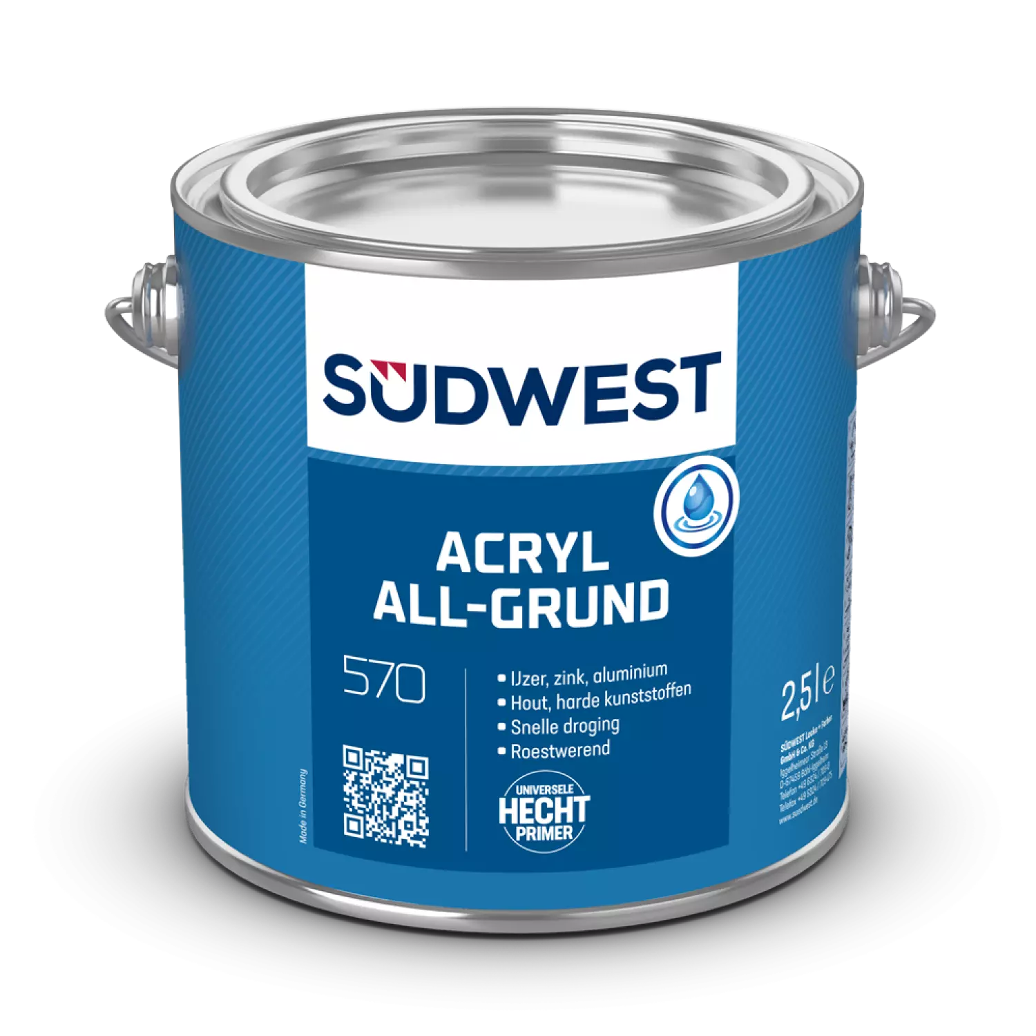Südwest Acryl Allgrund U51 - wit - 0,75L-image