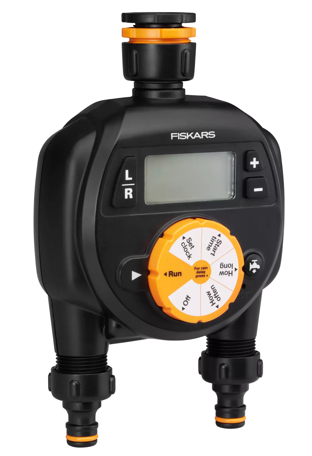 Fiskars 1054792 Watertimer, dubbele uitlaat-image