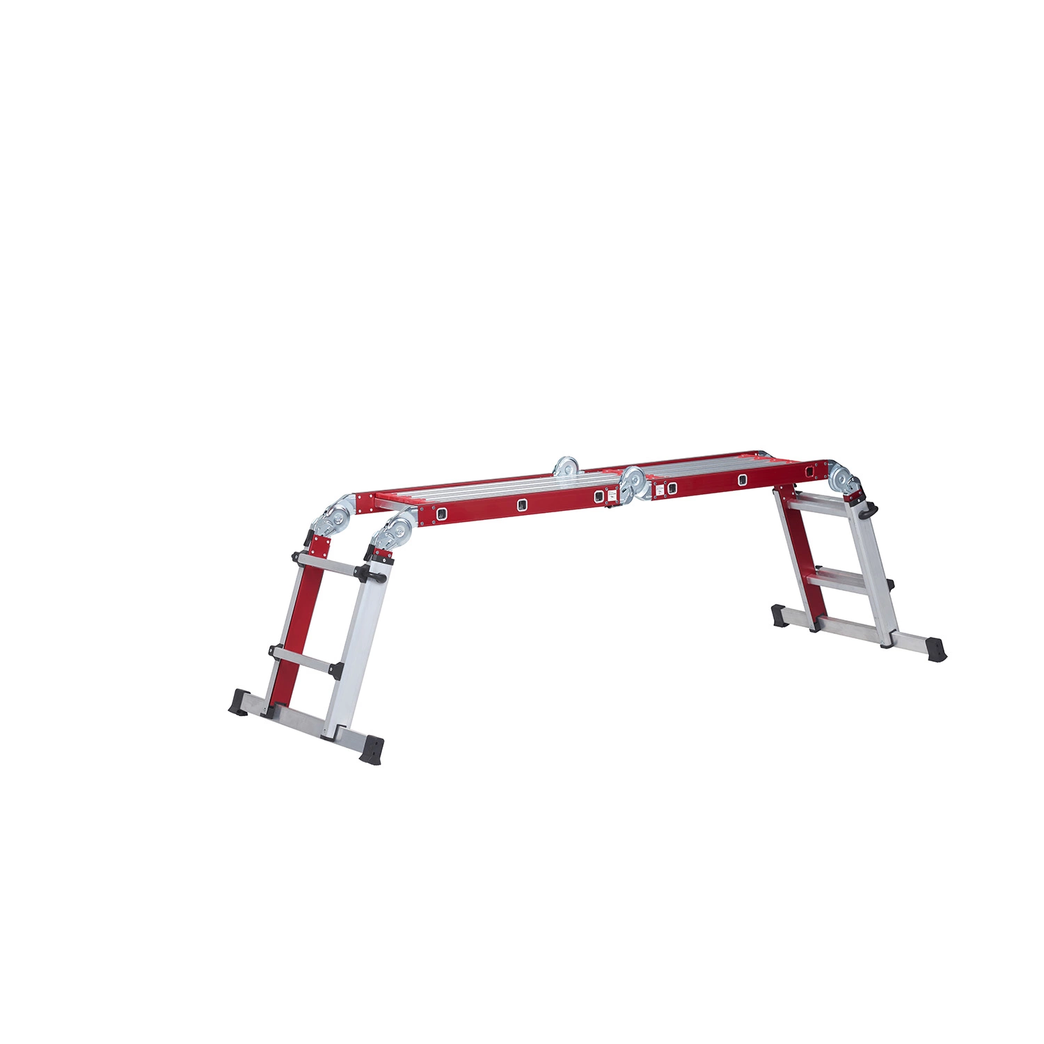 Altrex Varitrex-Do-it-All Telescopische Vouwladder - Aluminium - 4 x 3 sporten - max. werkhoogte 4,25m - met stabiliteitsbalk-image