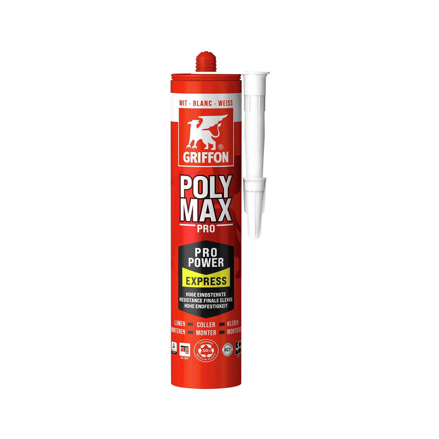 Griffon Poly Max Pro Power Express Colle de montage - Blanc - 435 g