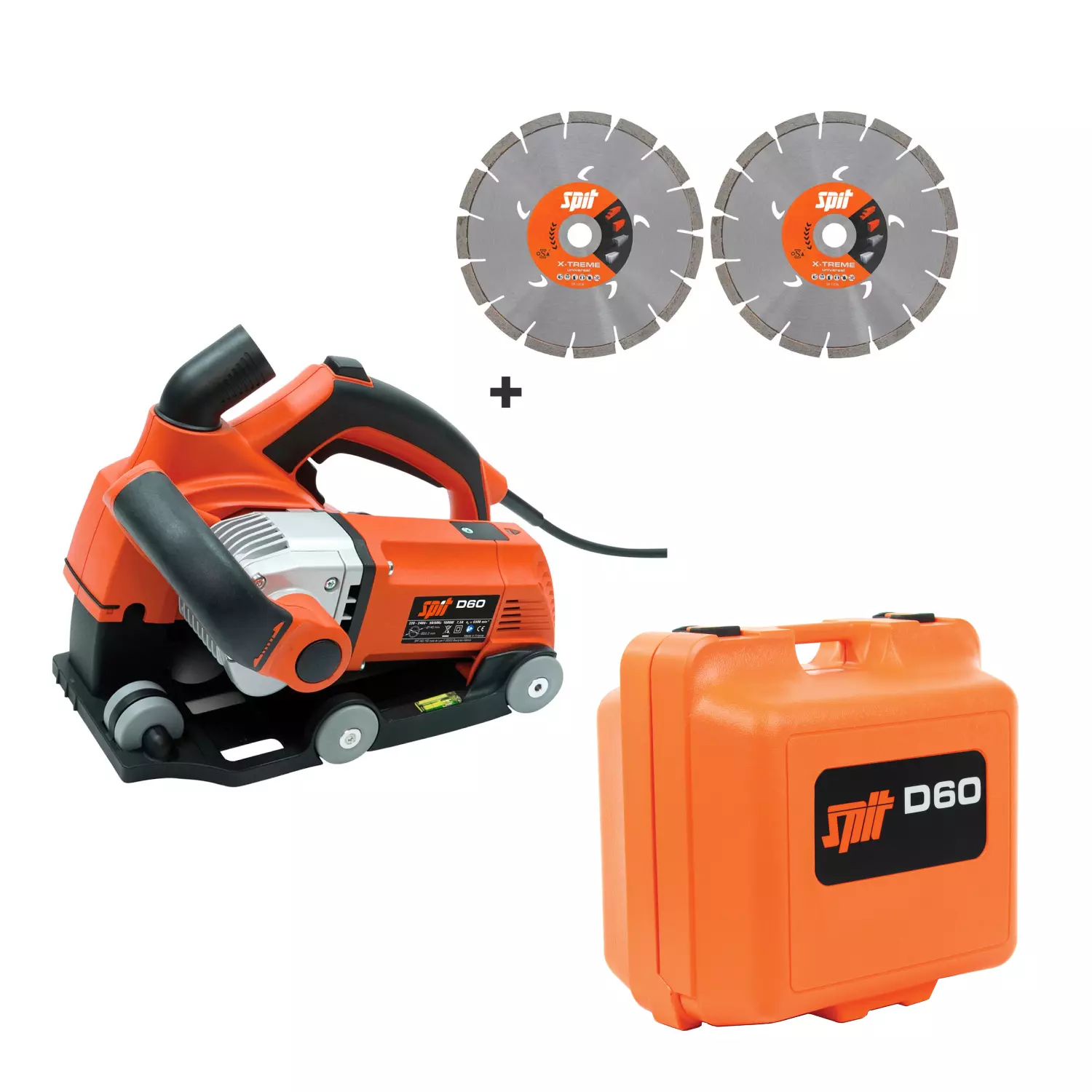 Spit D60 Sleuvenzaagmachine set in koffer - 1600W - 140mm - incl. diamantschijven-image