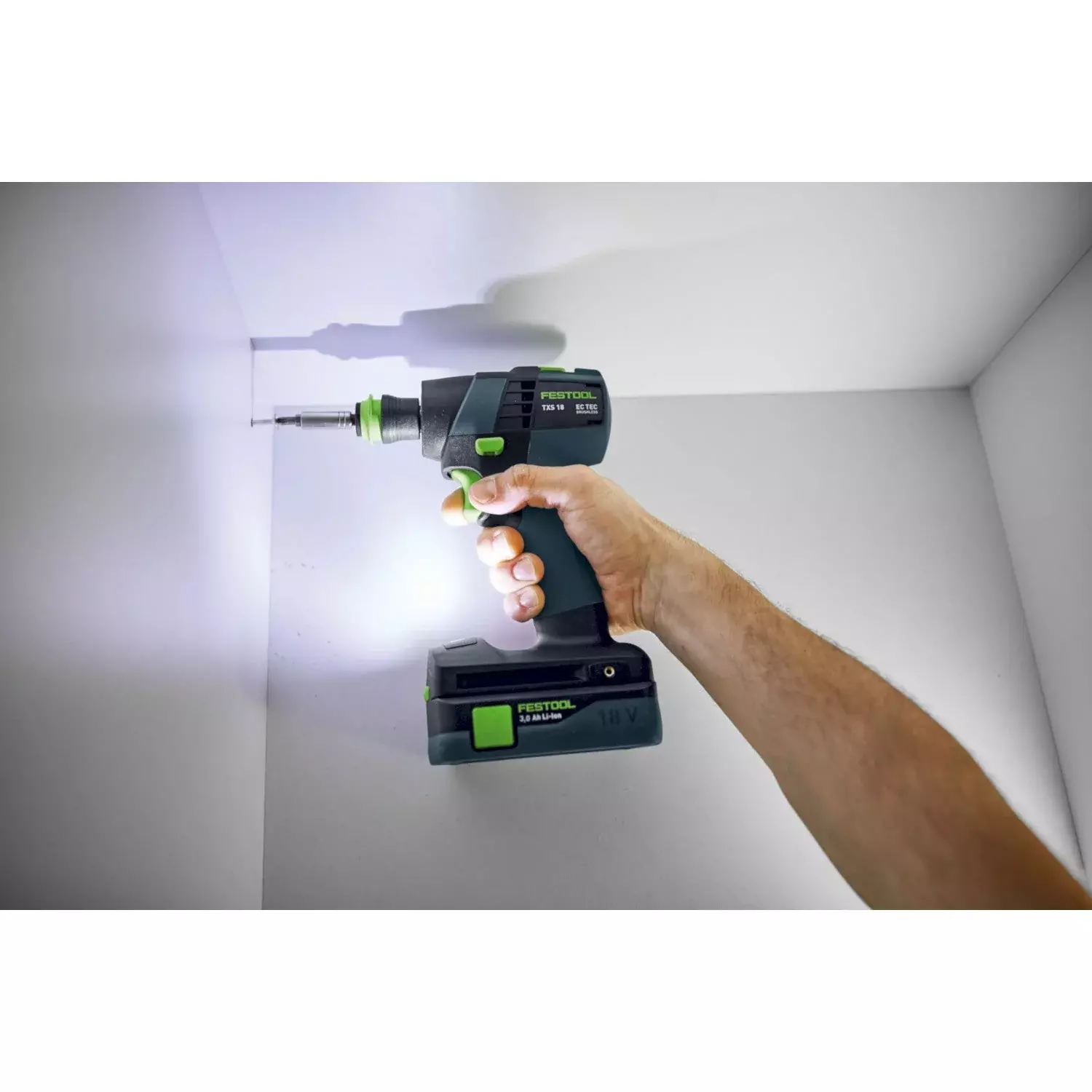 Festool TXS 18 C 3,0-Set 18V Li-Ion accu schroefboormachine incl. bitset (2x 3,0Ah) in systainer - 40Nm-image