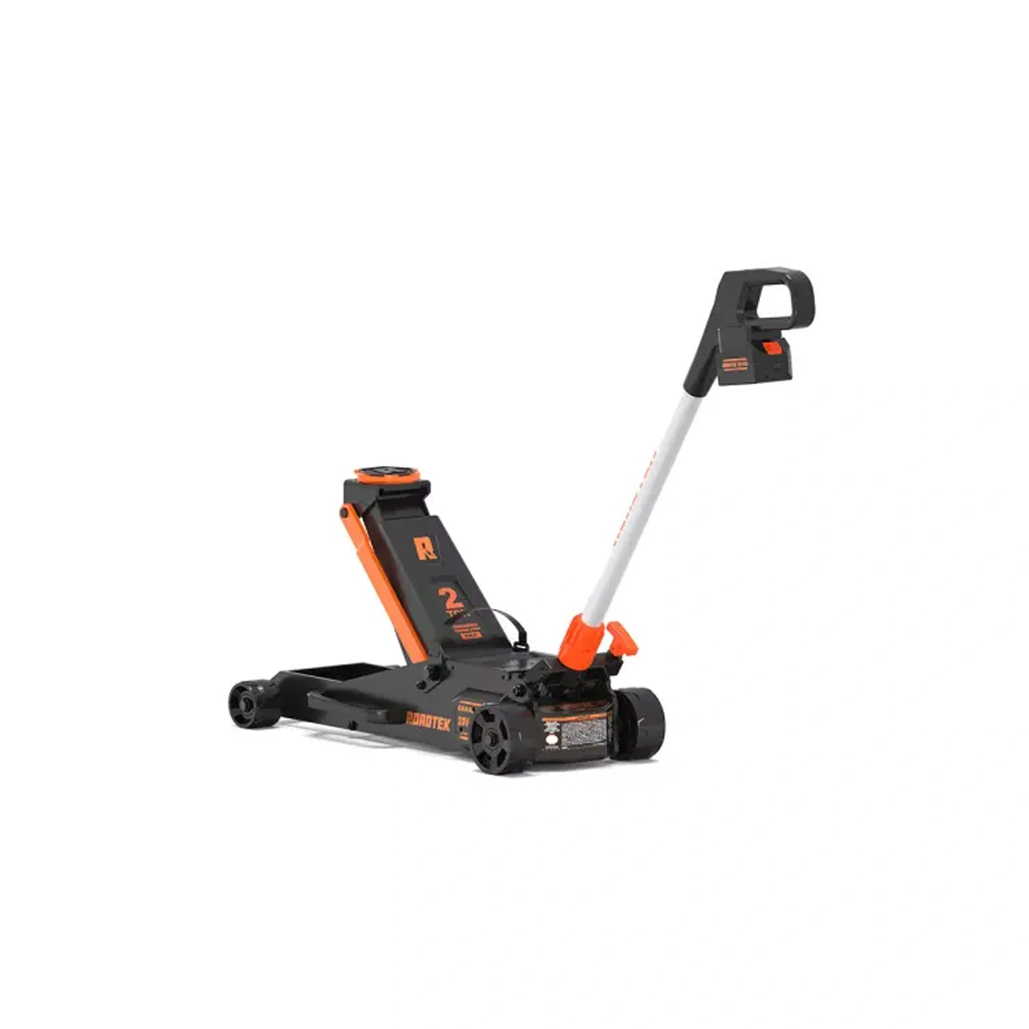 Roadtek RGM-2T E-Jack Professionele Elektrische Garagekrik 20V 4.0Ah met laag profiel - 2 Ton