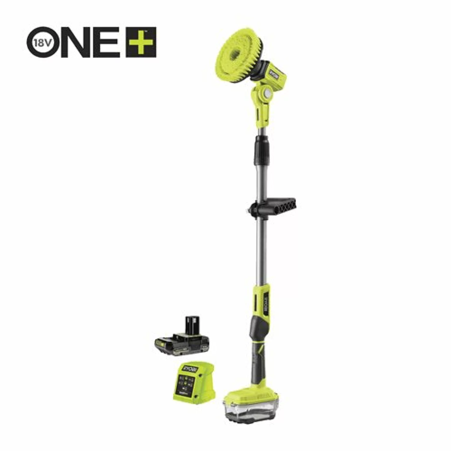 Ryobi R18TPS-120G One+ 18V Li-ion Accu Telescopische Power Schrobber set 2.0Ah-image