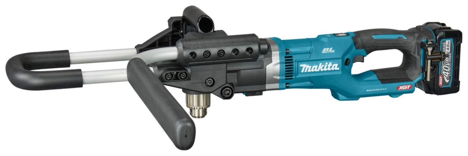 Makita DG001GM105 Tarière sans-fil - XGT 40V max Li-ion - 1 batterie 4,0 ah - Adaptateur A et D - 13 mm - Brushless-image