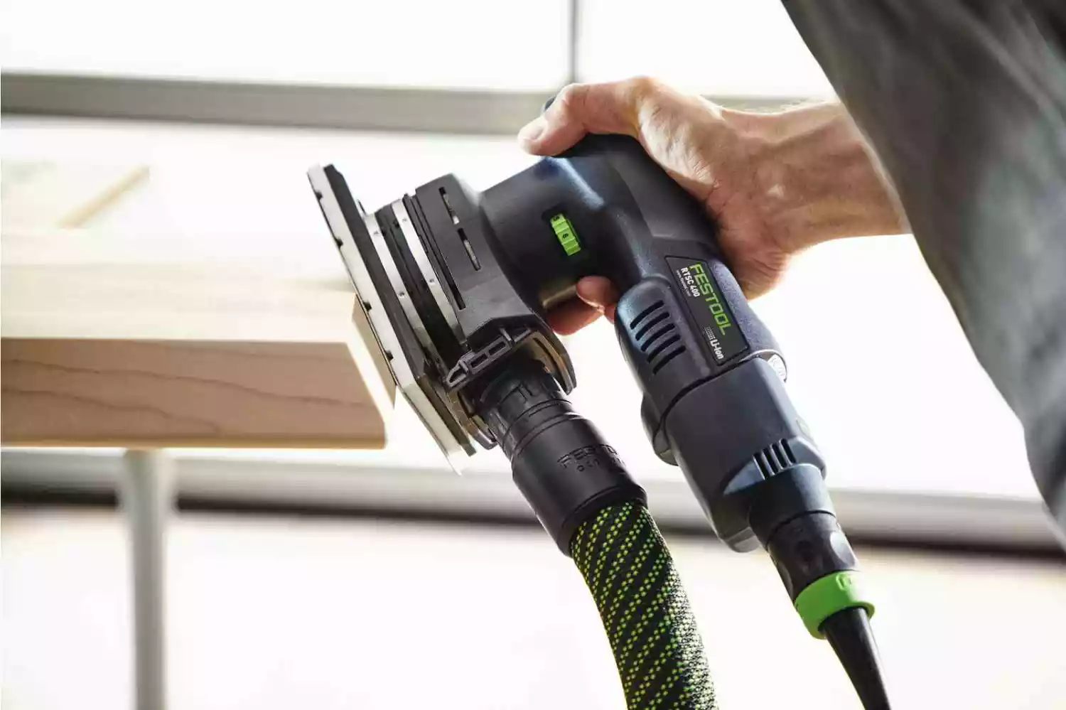 Festool RTSC 400 3.0 I-Plus 18V Li-Ion ponceuse orbitale sans fil (2x 3.0Ah) dans systainer - 80 x 130 mm-image