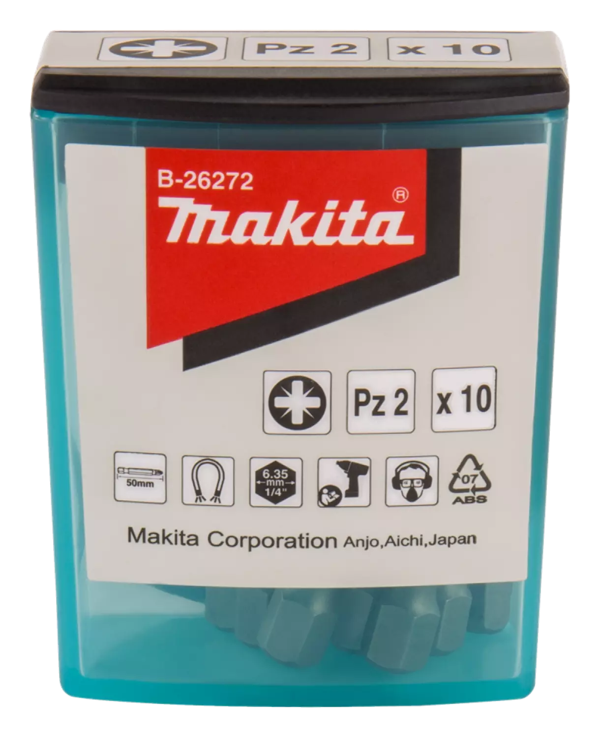 Makita B-26272 Embout de vis pz2 x 50 mm 10 pièces-image