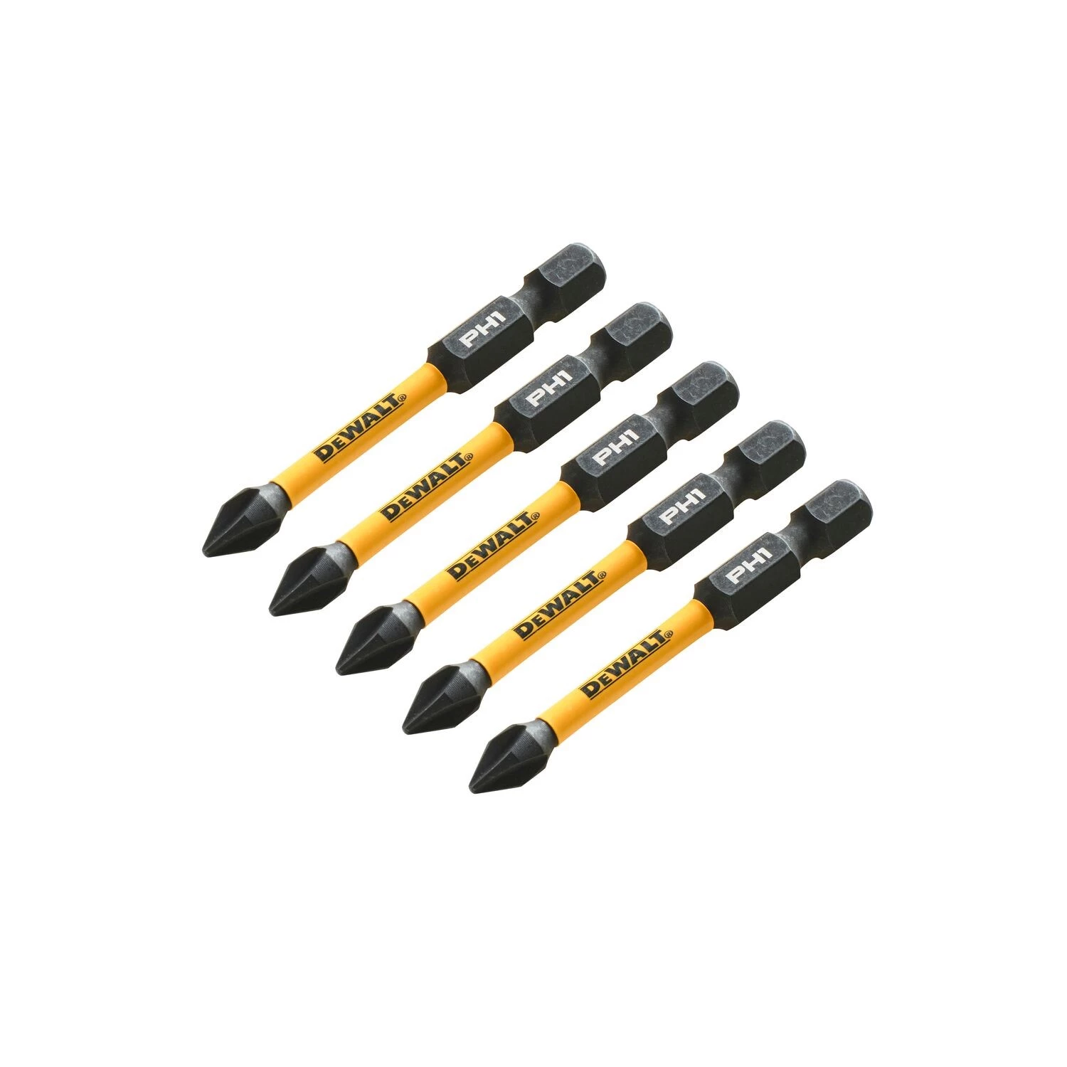 DeWALT DT7997T Embouts de vissage pour visseuse à chocs - PH1 x 50 mm (5 pièces)-image