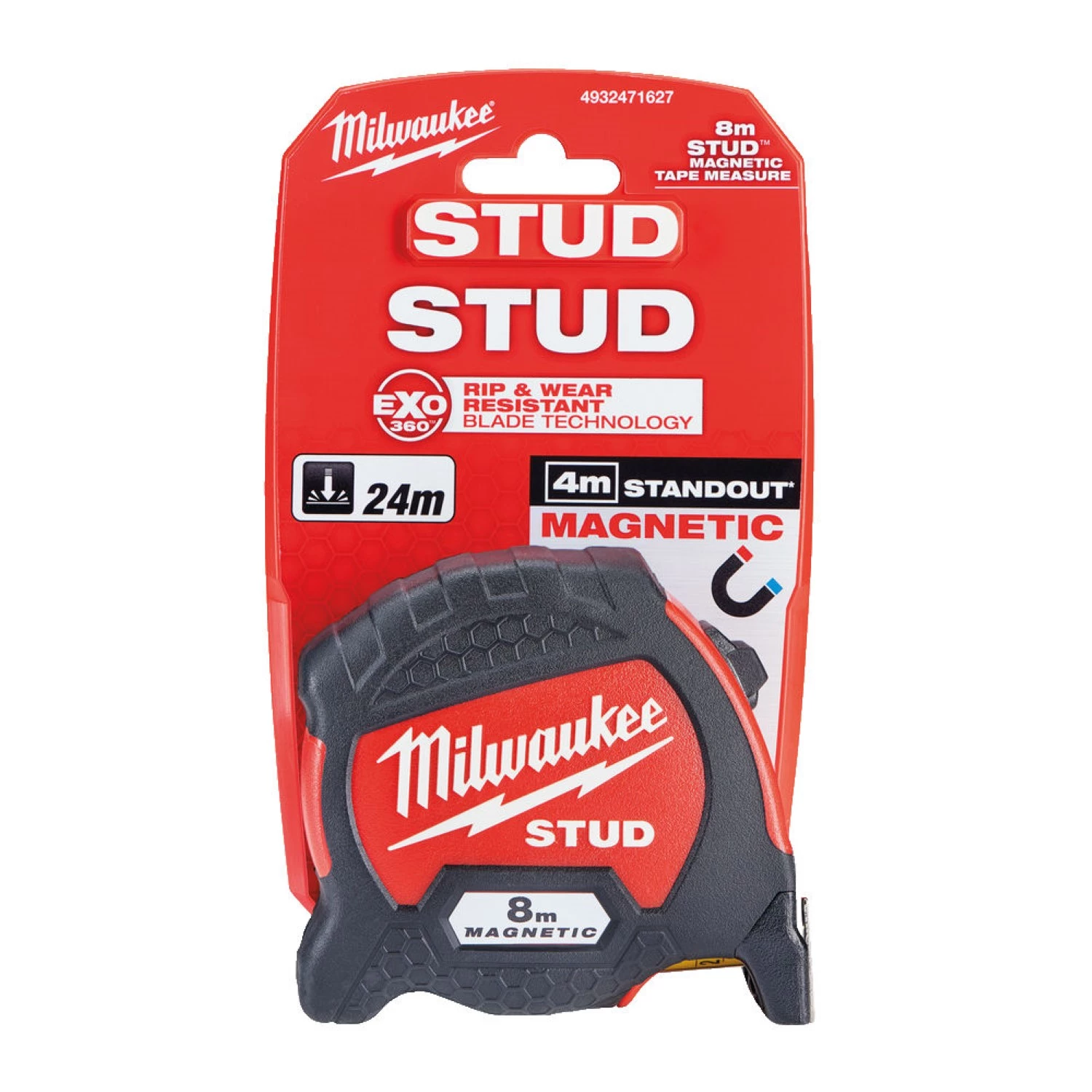 Milwaukee 4932471627 Rolmaat STUD Gen2 - 8mx33mm-image