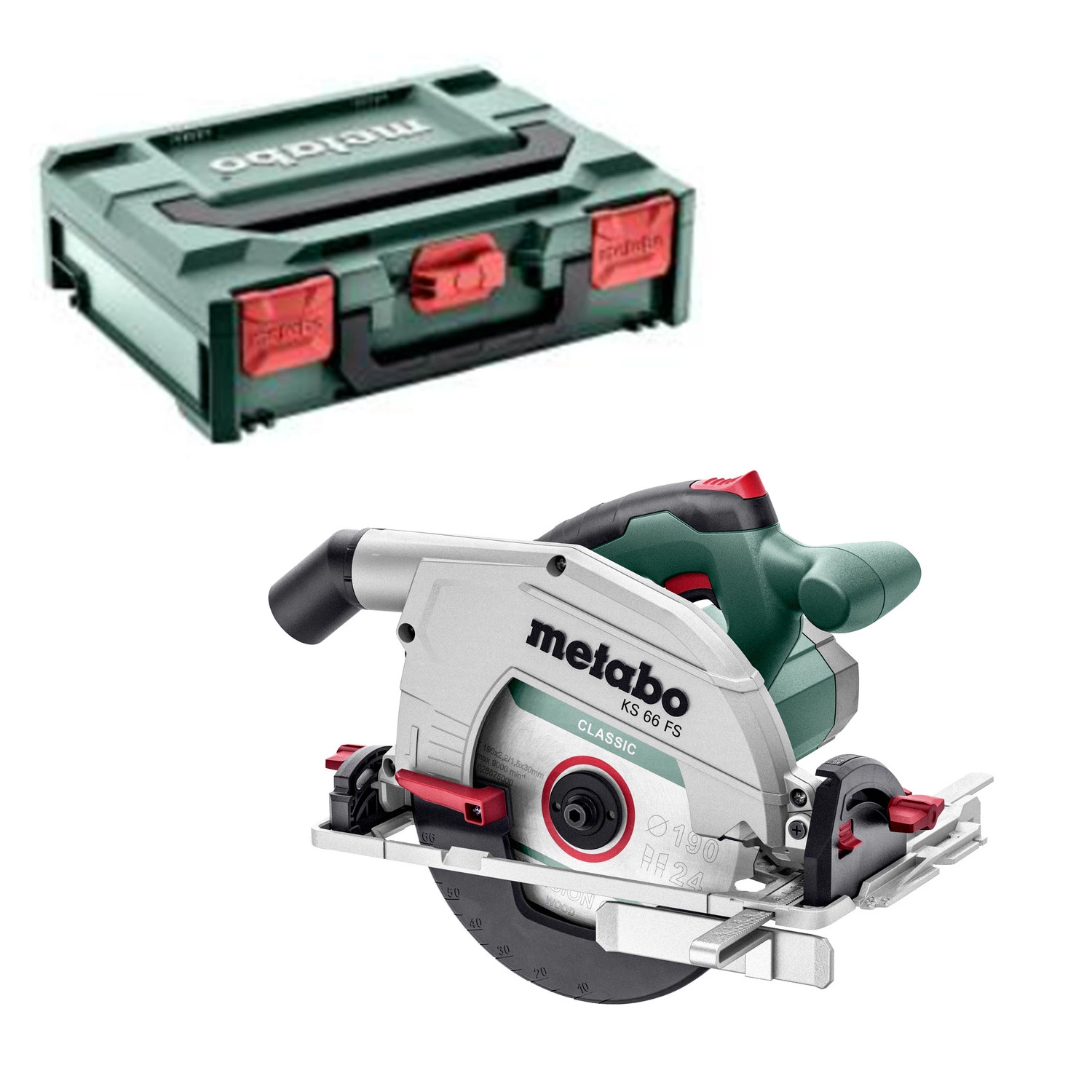 Metabo KS 66 FS-M Scie circulaire  dans MetaBox - 1500W - 190mm-image