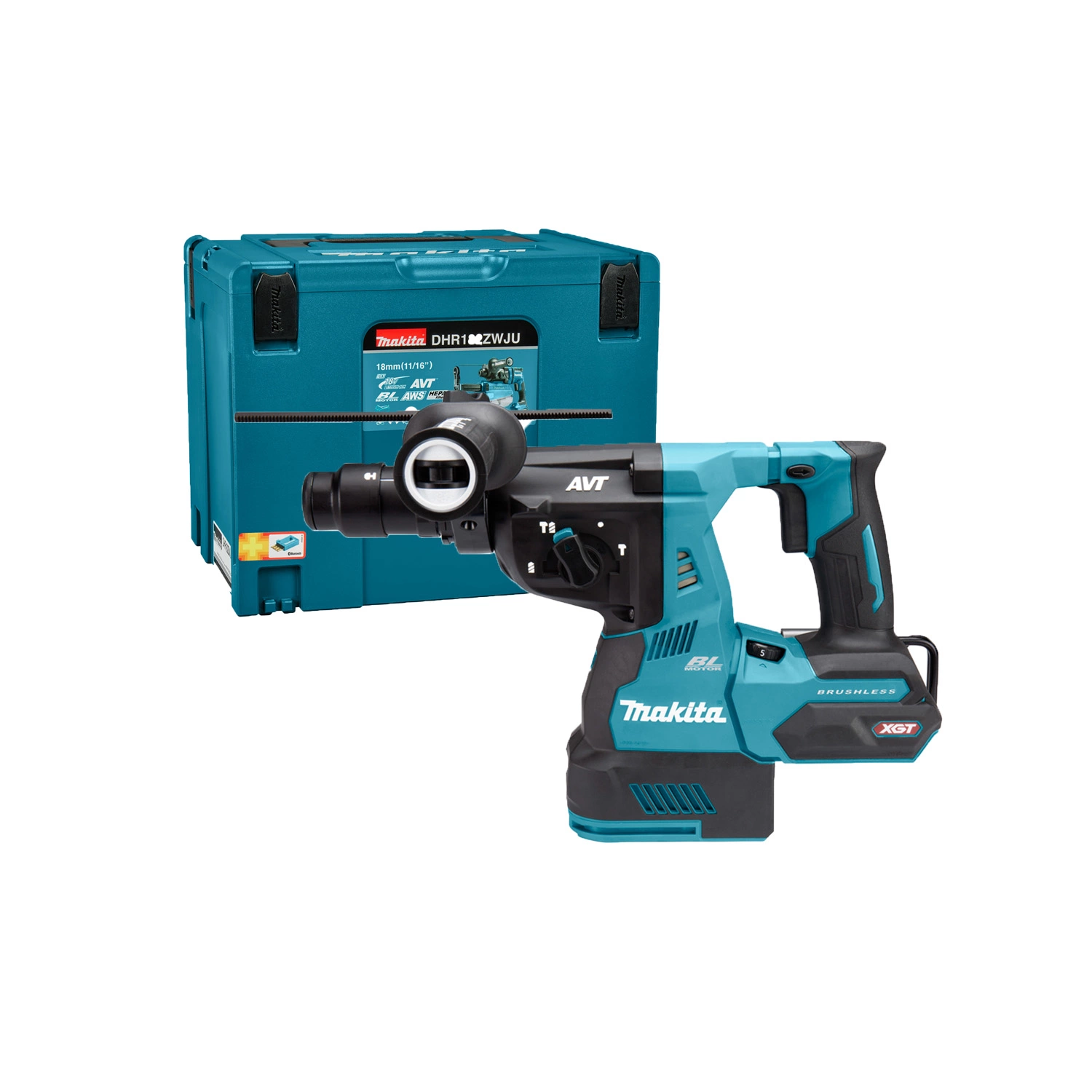 Makita HR004GZ01 40V Li-Ion accu SDS-Plus combihamer body in Mbox - 2,9J - koolborstelloos-image