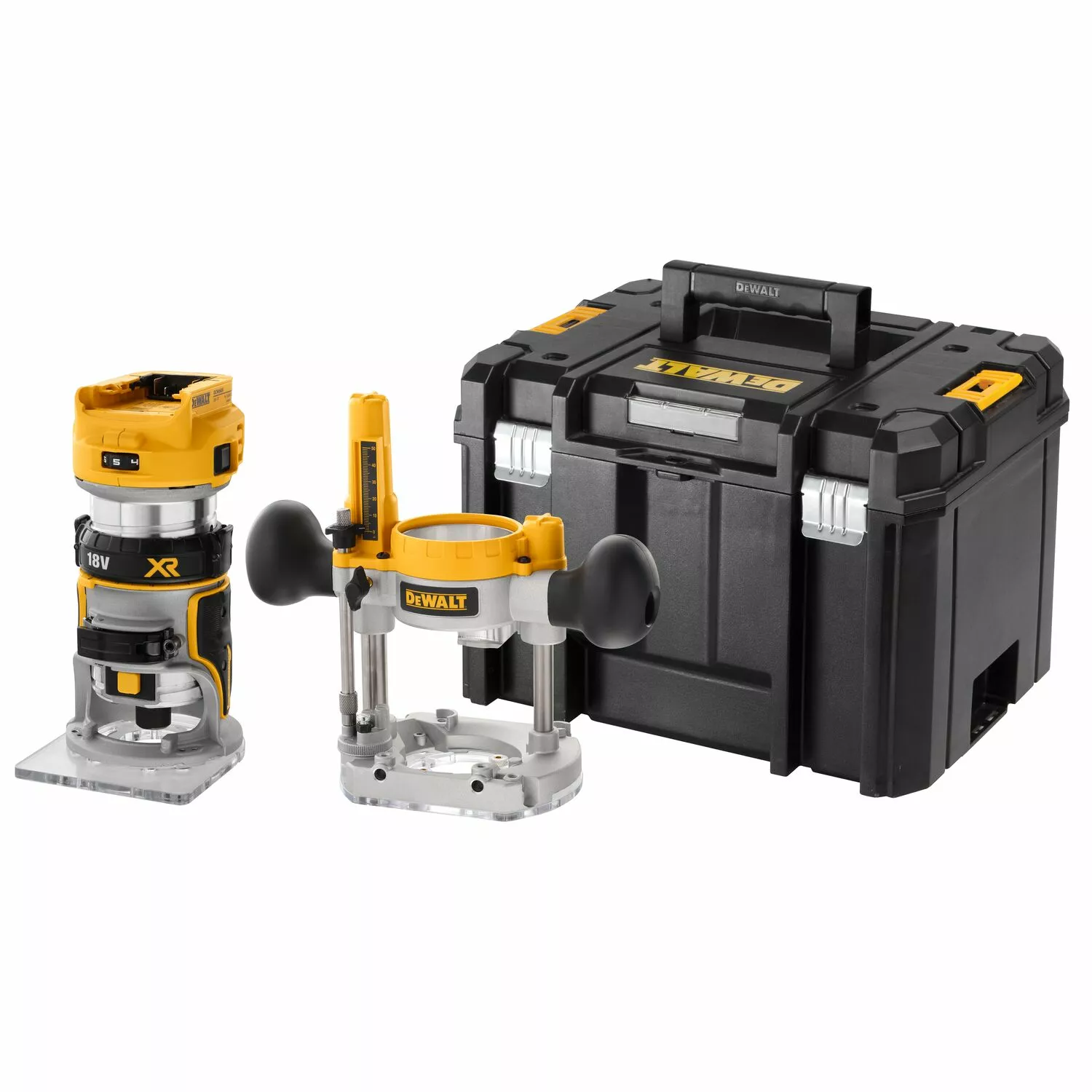 DeWALT DCW604NT 18V Li-Ion accu boven-/kantenfrees body in T-STAK-image