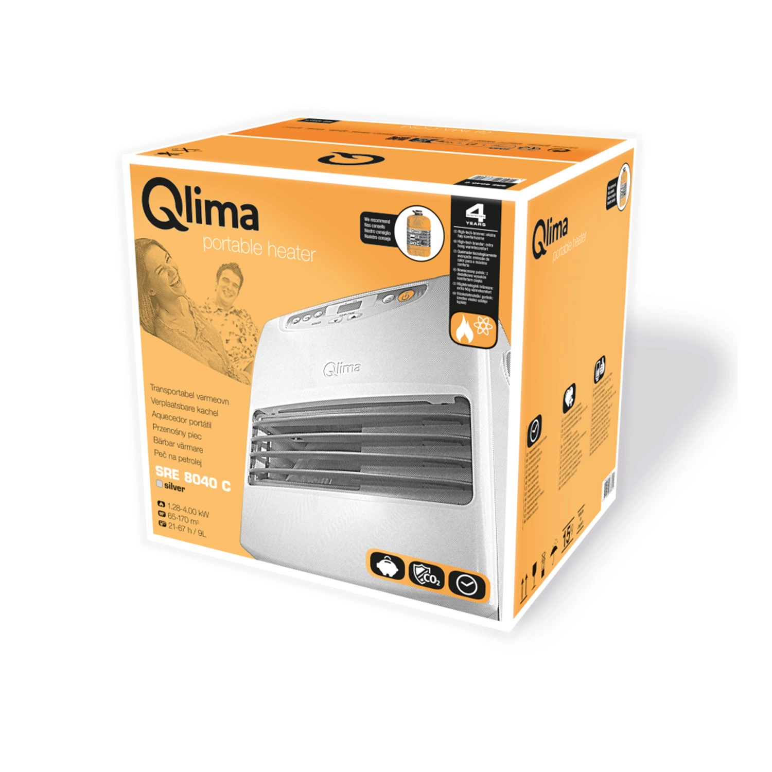 Qlima SRE 8040 TC Laserkachel - 4000W-image