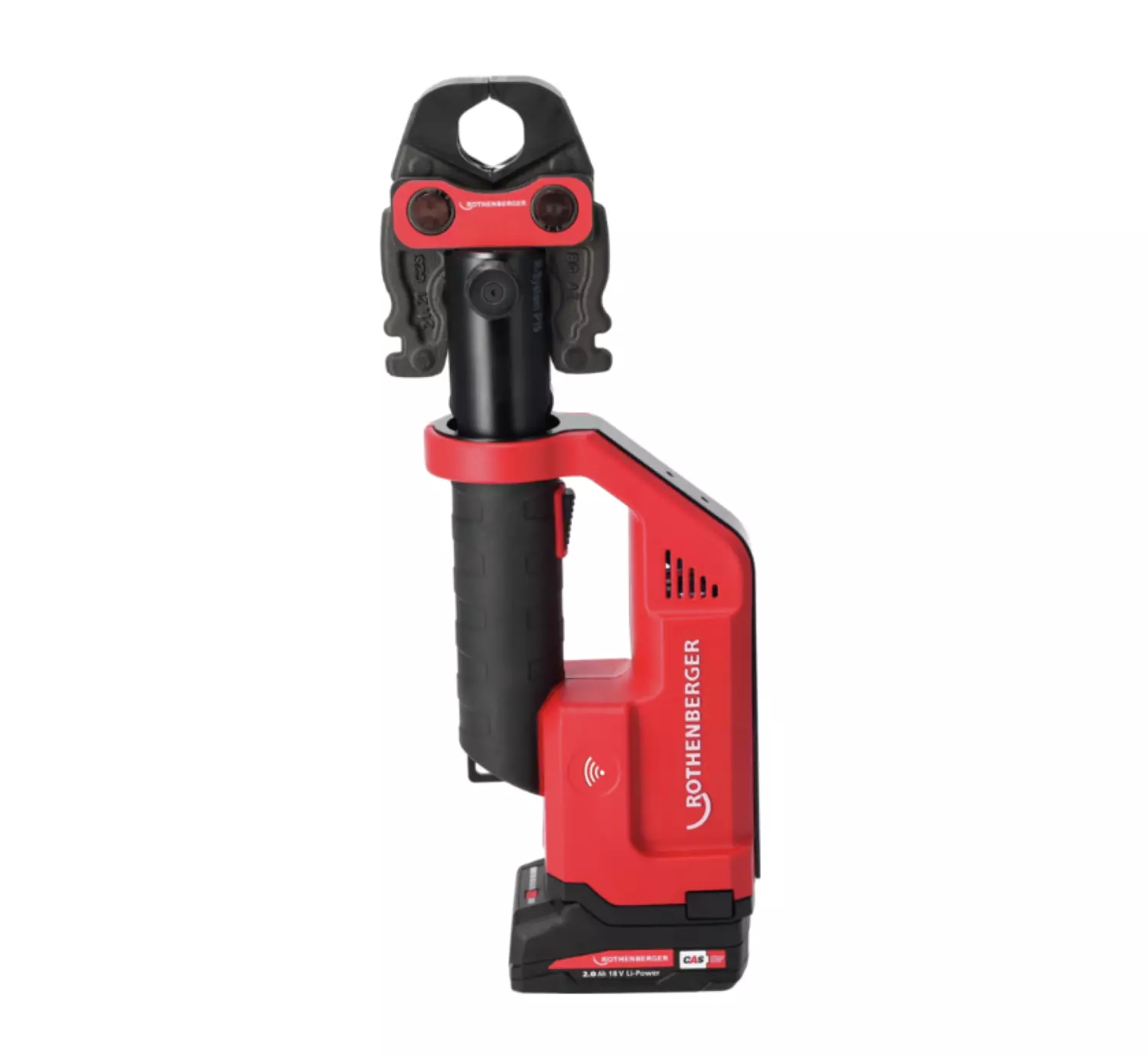 Rothenberger ROMAX COMPACT III 18V Li-Ion accu perstangset (1x 2.0Ah accu) - CAS - incl. TH16-20-26 in koffer-image