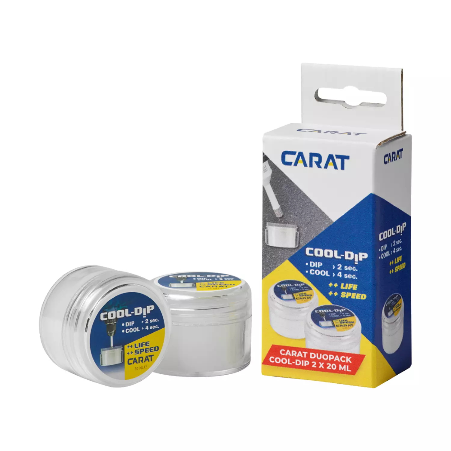 Carat ETCDSET020 Duopack Cool-dip Lubriwax verkoelende pasta voor diamantboren - 2x20ml-image