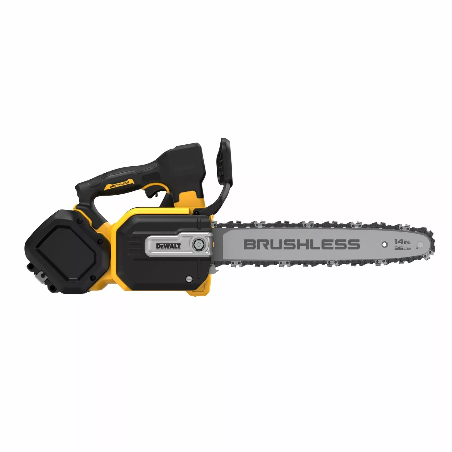 DeWALT DCMCST635X1 54V XR FLEXVOLT Ensemble de Tronçonneuse à Manche Supérieur sans Fil (1x Batterie 9.0Ah) - Moteur sans Balais - 35cm-image