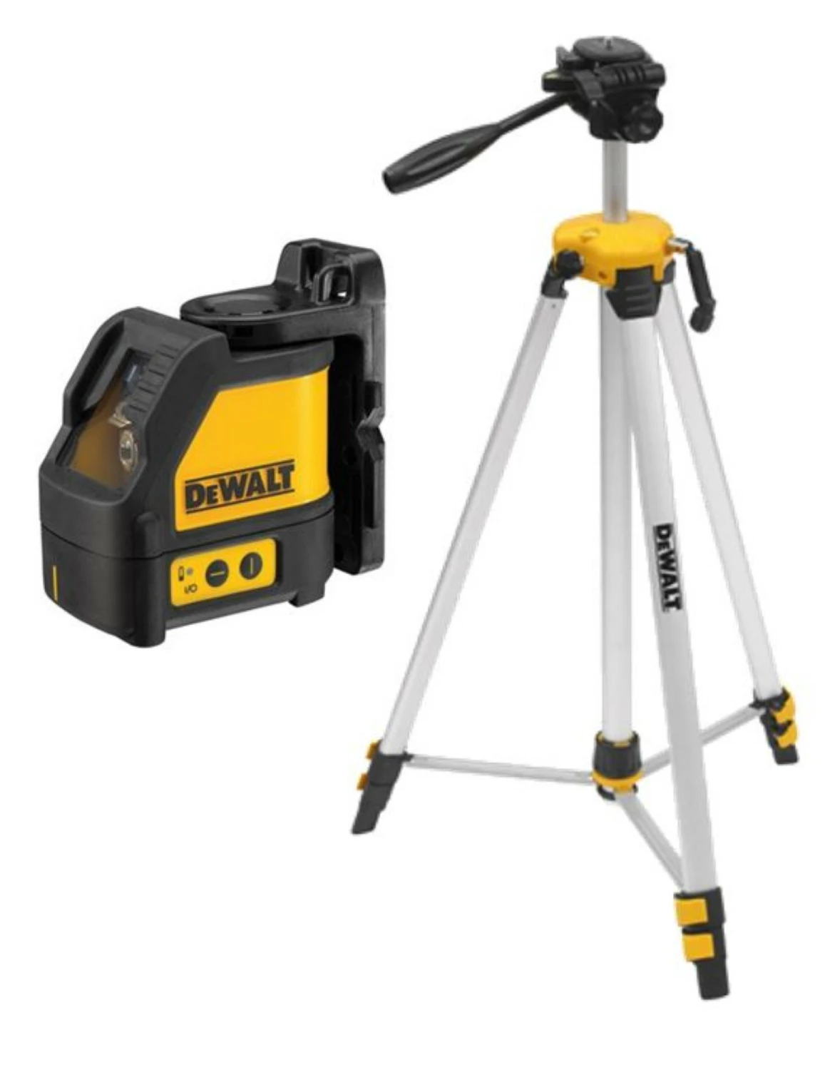 DeWalt DW088KTRI zelfnivellerende kruis lijnlaser in koffer (DW088K) & statief in tas (DE0881T) - Rood - 5m-image