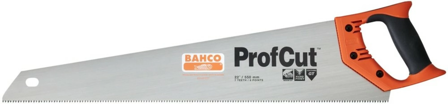 Bahco PC-22-GT7 - Scies égoïnes trempées ProfCut™ pour plâtre et panneaux en matériaux à base de bois-image