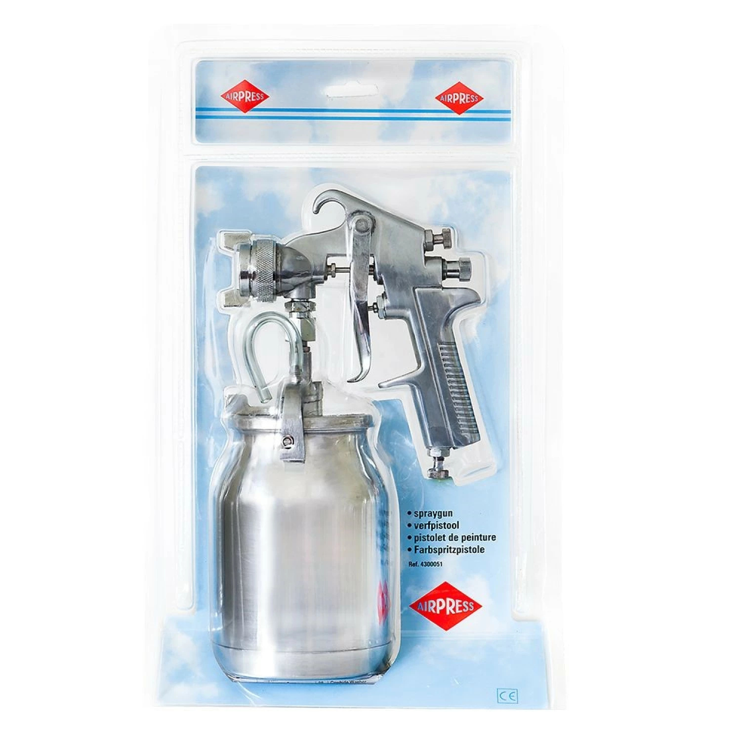 Airpress 4300051 - Pistolet de peinture godet inferieur-image