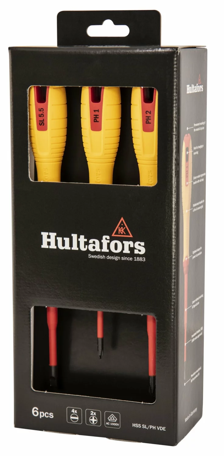 Hultafors HSS SL/PH VDE set de tournevis PH & SL - 6 pièces-image