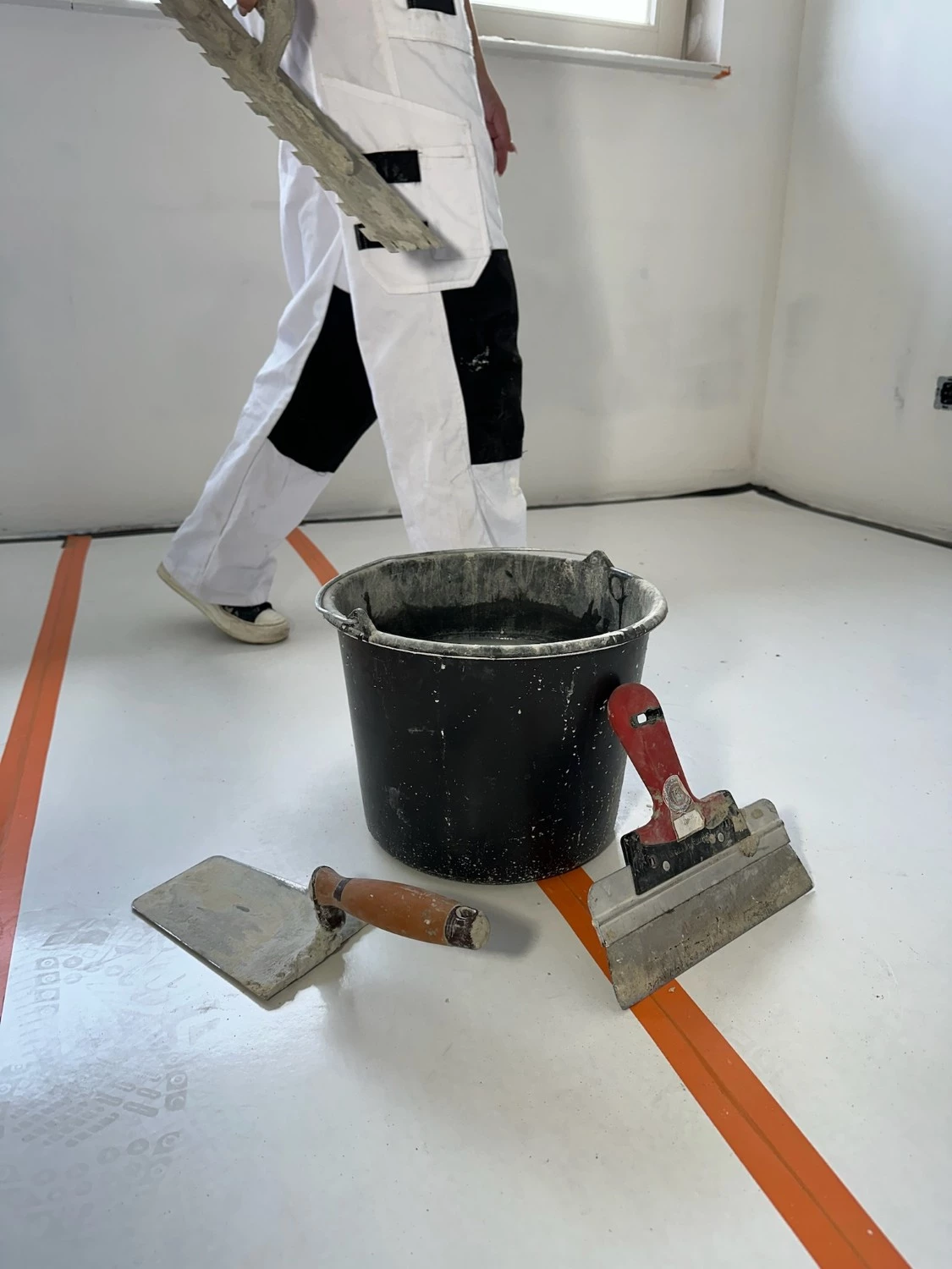 Verbo 19350 Stucloper 2 zijden gelamineerd - Wit/Bruin - 1,30m - 50m²-image