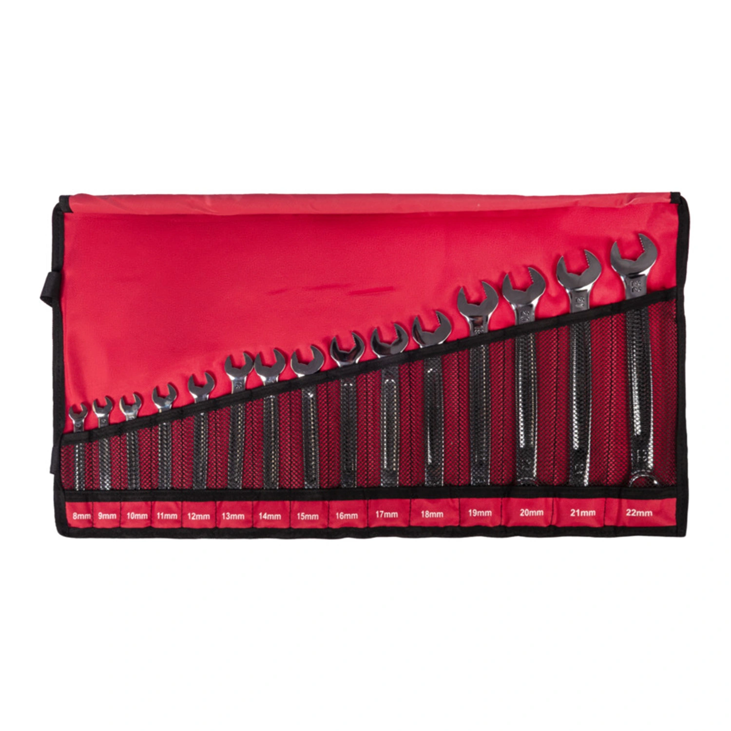 Milwaukee 4932500035 15-delige Ratelsleutelset MAXBITE slim - 8-22mm