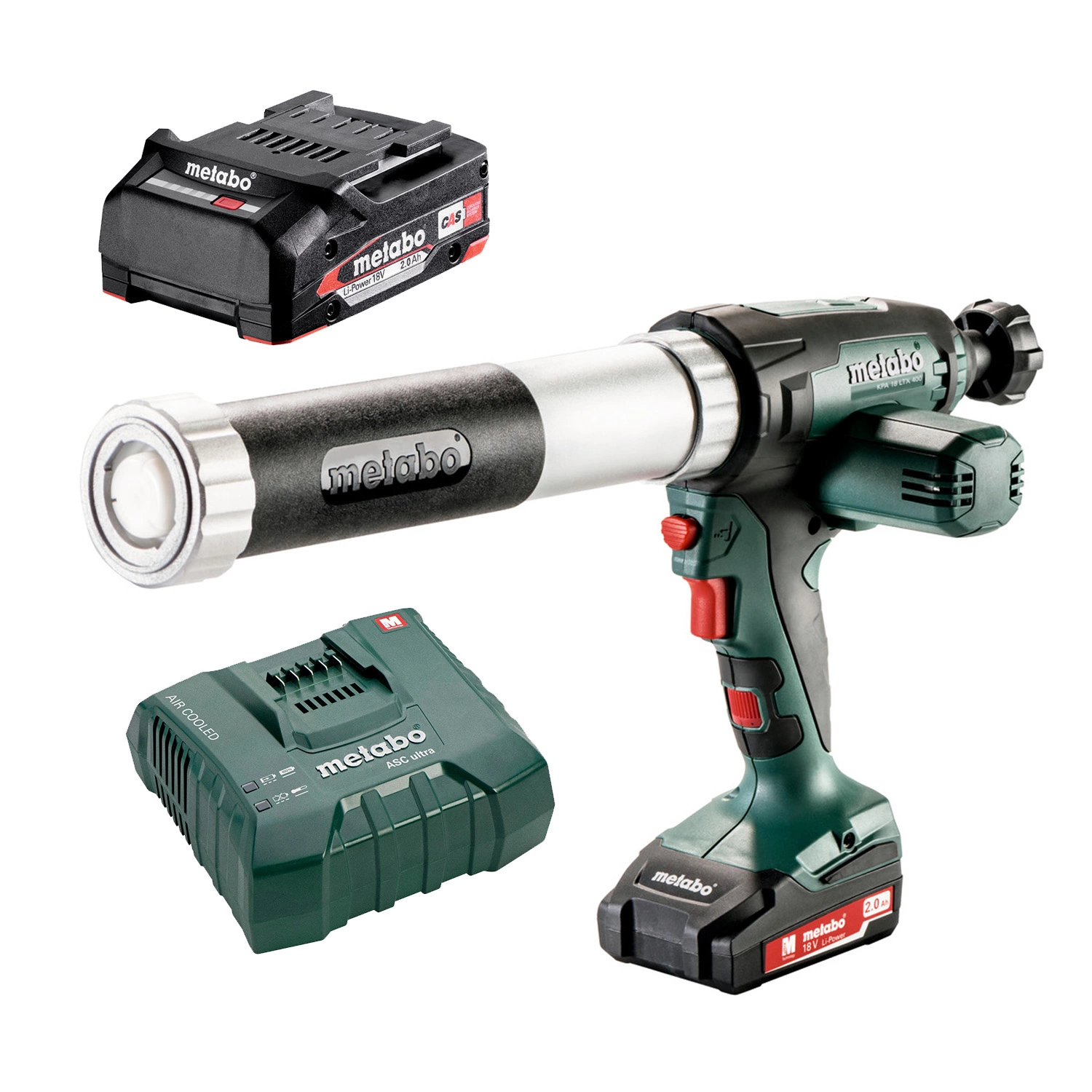 Metabo KPA 18 LTX 400 18V Li-Ion accu Kitspuit set (1x 2.0Ah accu) - 400mm-image