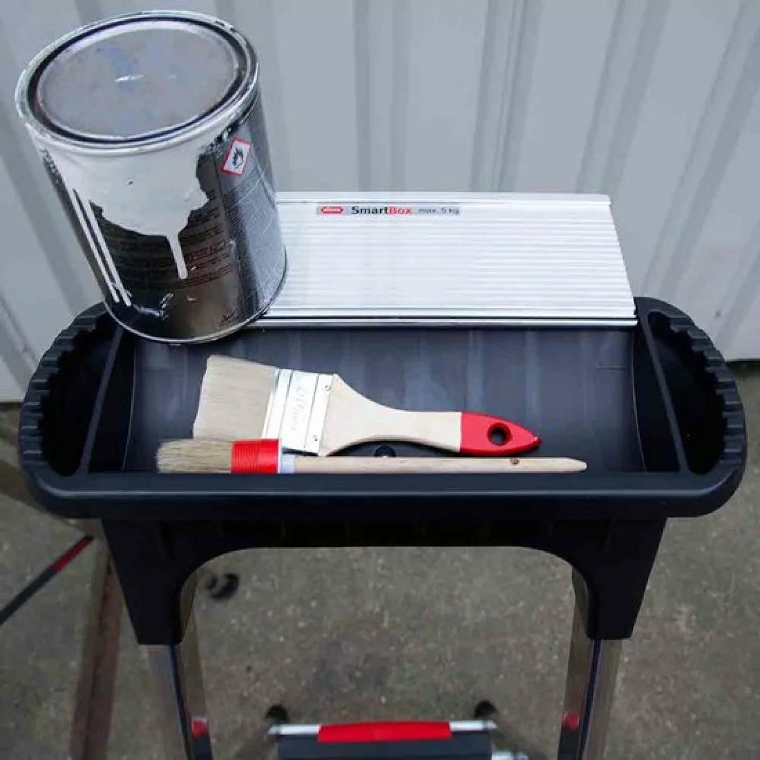 Altrex Double Decker Huishoudtrap - Aluminium - 3 treden - max. werkhoogte 2,6m-image