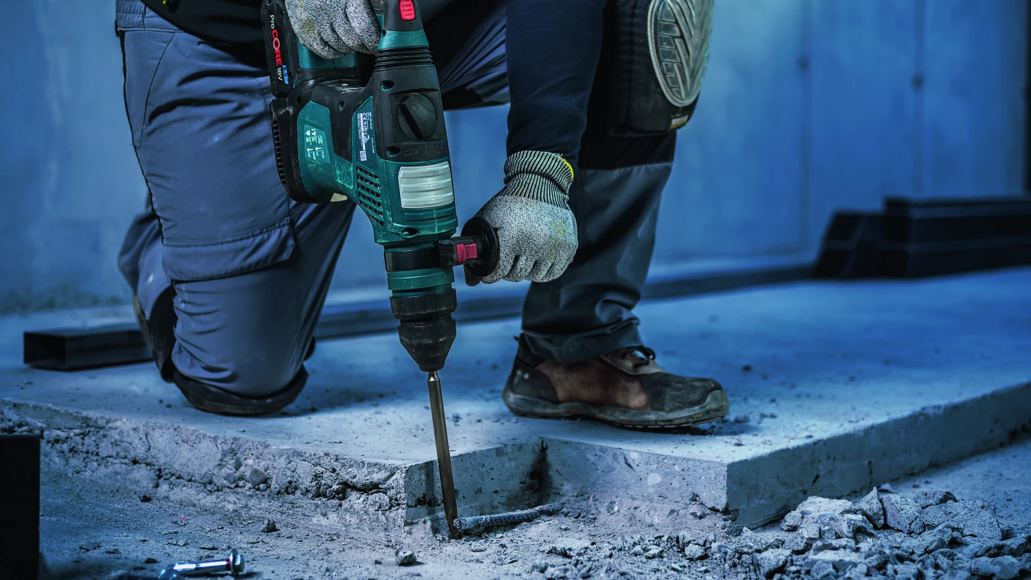 Bosch 2607017585 Jeu de 6 burins et forets SDS plus-4C PRO-image