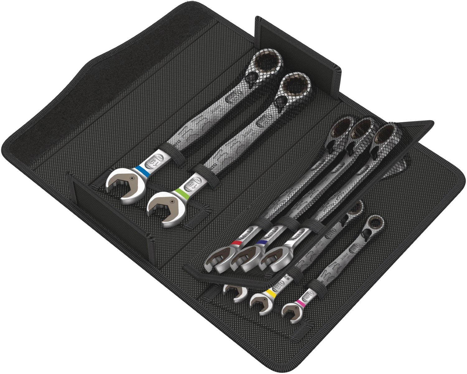 Wera 05020091001 11-delige 6001 Joker Switch 11 Set 1 Steek-ringratelsleutelset - 8-19mm-image