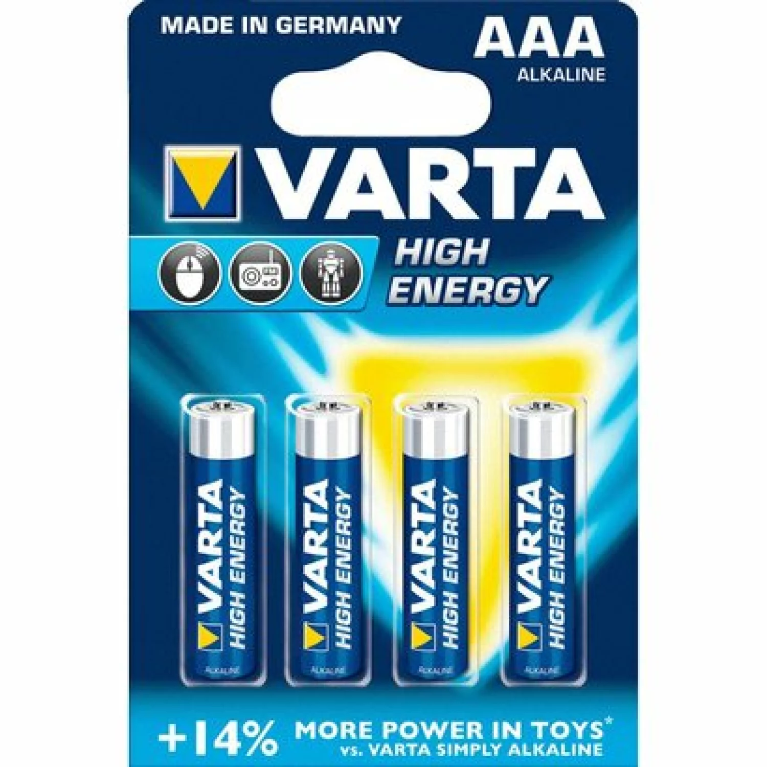 Varta LR03 (AAA) Longlife Power AAA Blister (4 st)-image