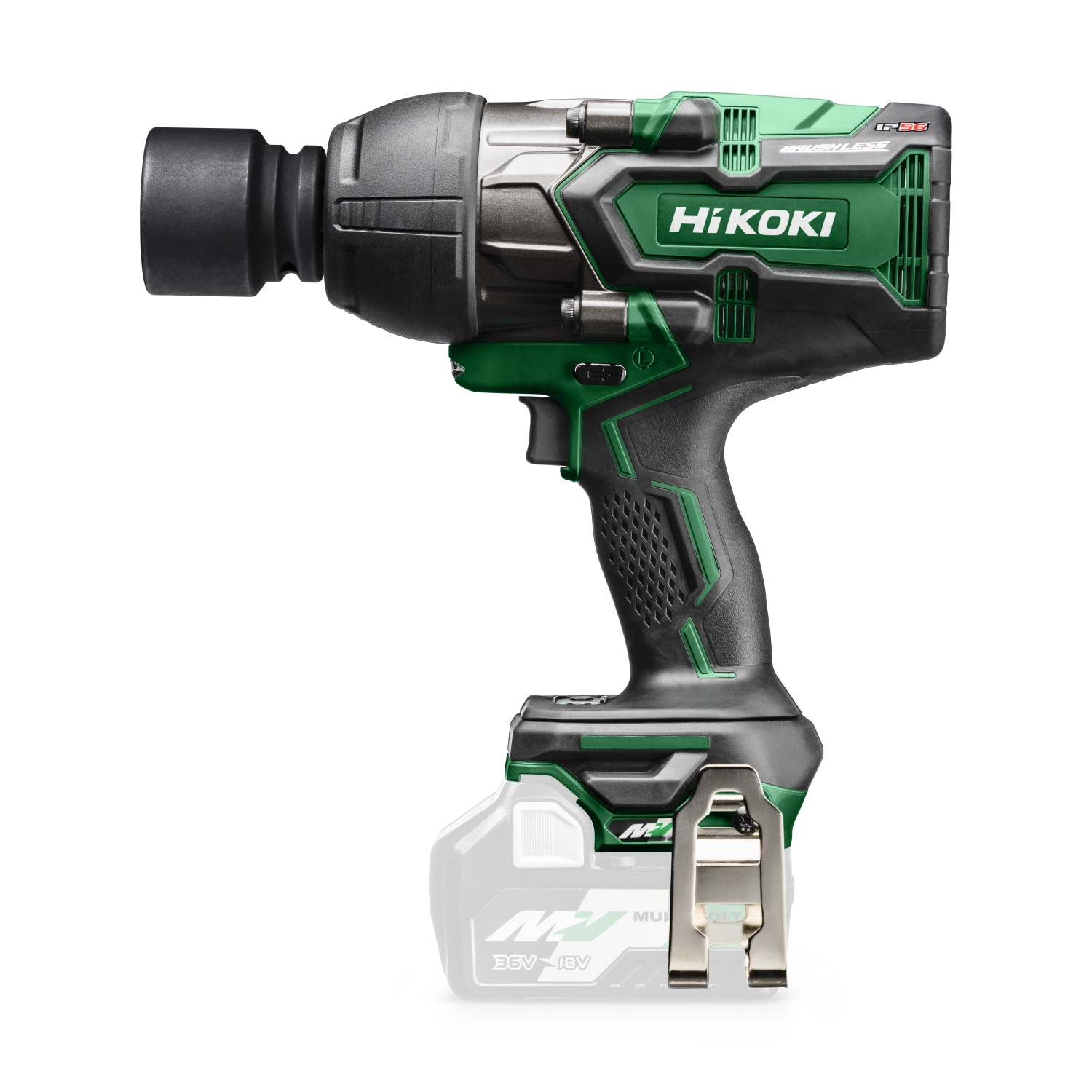 HiKOKI WR36DAW2Z - Clé à choc sans fil Li-Ion 36 V (machine seule) dans HSC - 1.180 Nm - 3/4" - moteur brushless-image