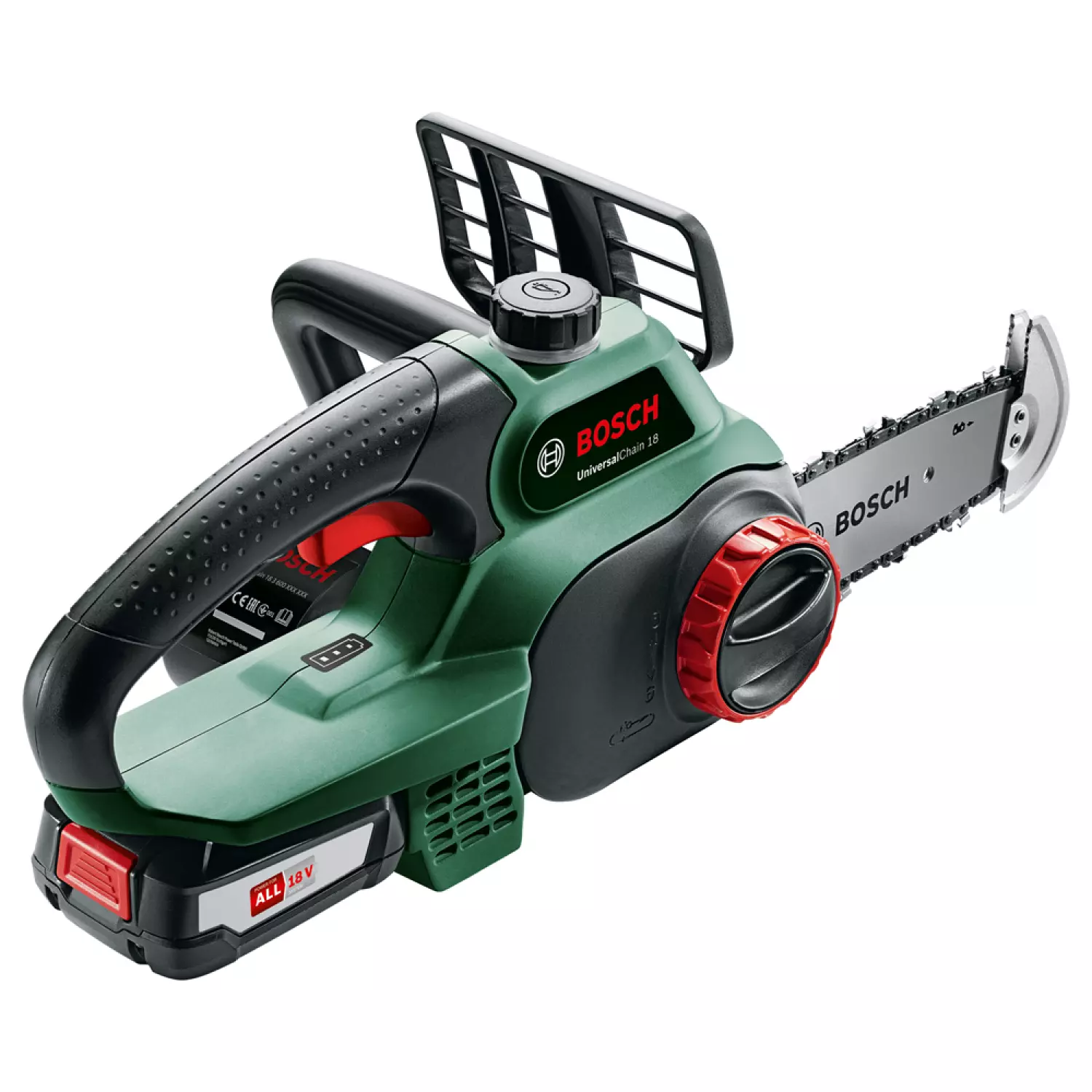 Bosch UniversalChain 18 18V Li-Ion accu kettingzaag set (1x 2,5Ah accu) - 200mm-image