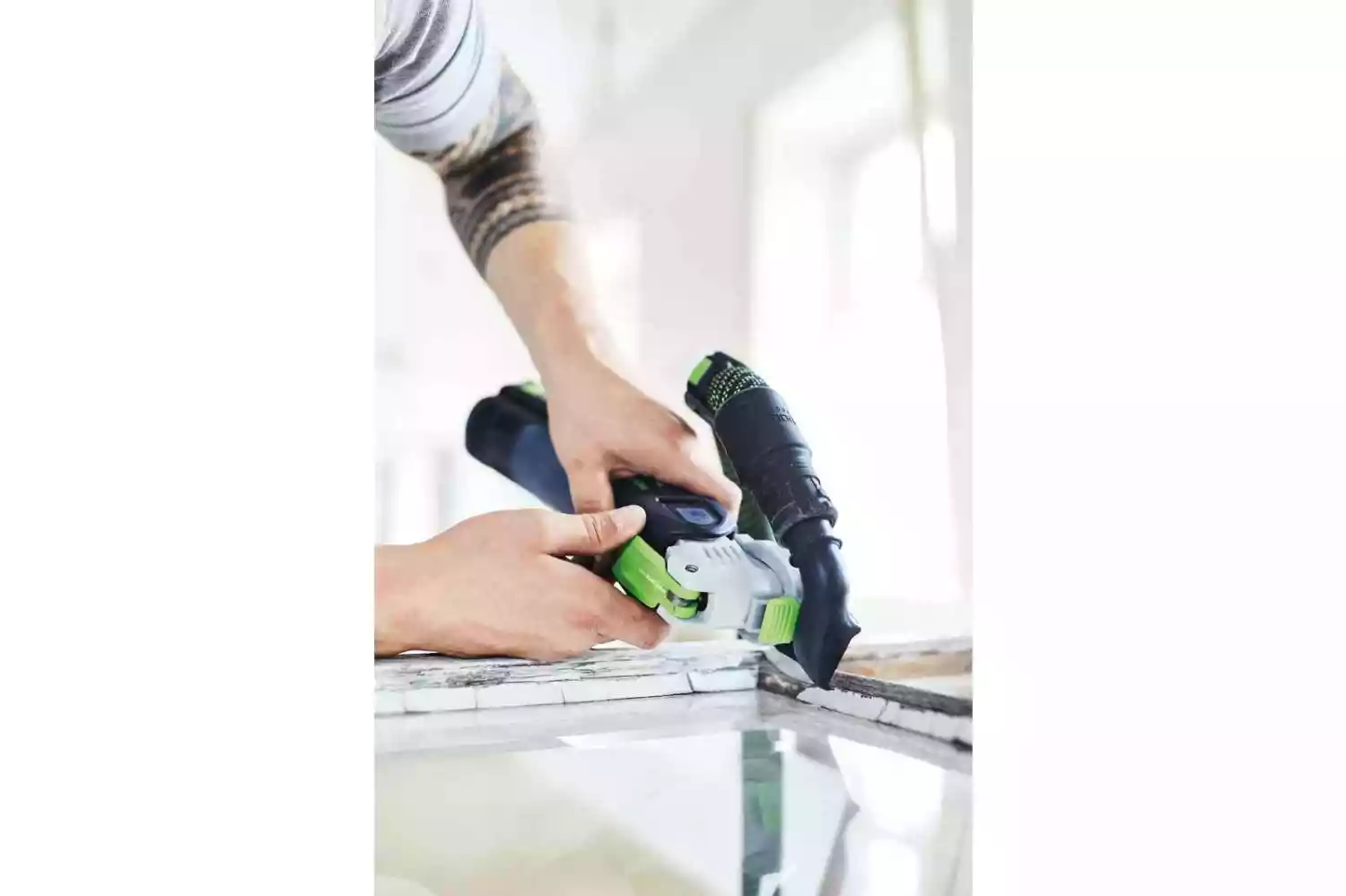 Festool OSC 18 HPC4,0 EI-Plus 18V Li-Ion accu oscillerende set (1x 4,0Ah) in systainer - koolborstelloos-image