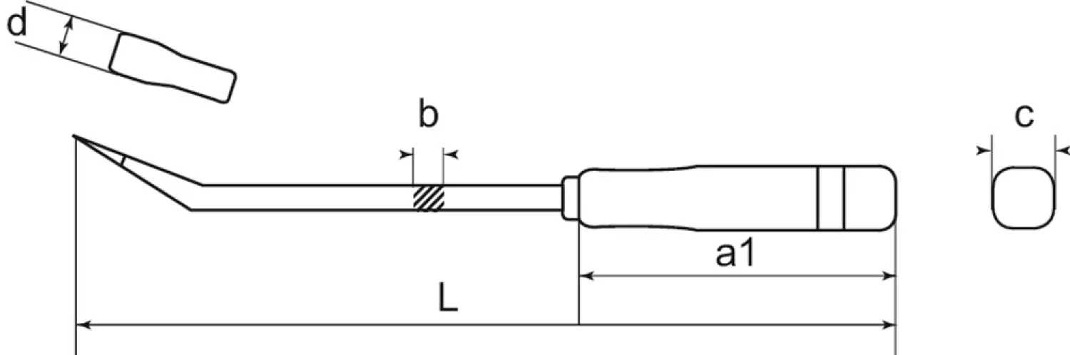 Bahco 2484-20 Mini koevoet - 205mm-image