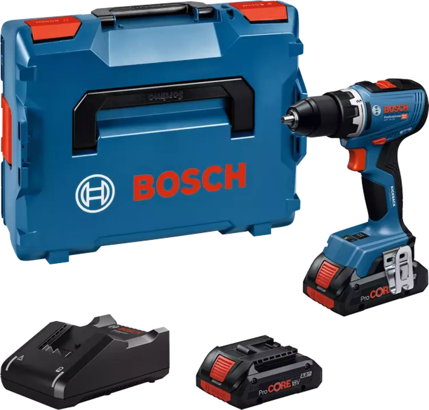Perceuse-visseuse sans fil Bosch GSR 18V-65 18V Li-Ion (2x batterie 4.0Ah) en L-Boxx-image