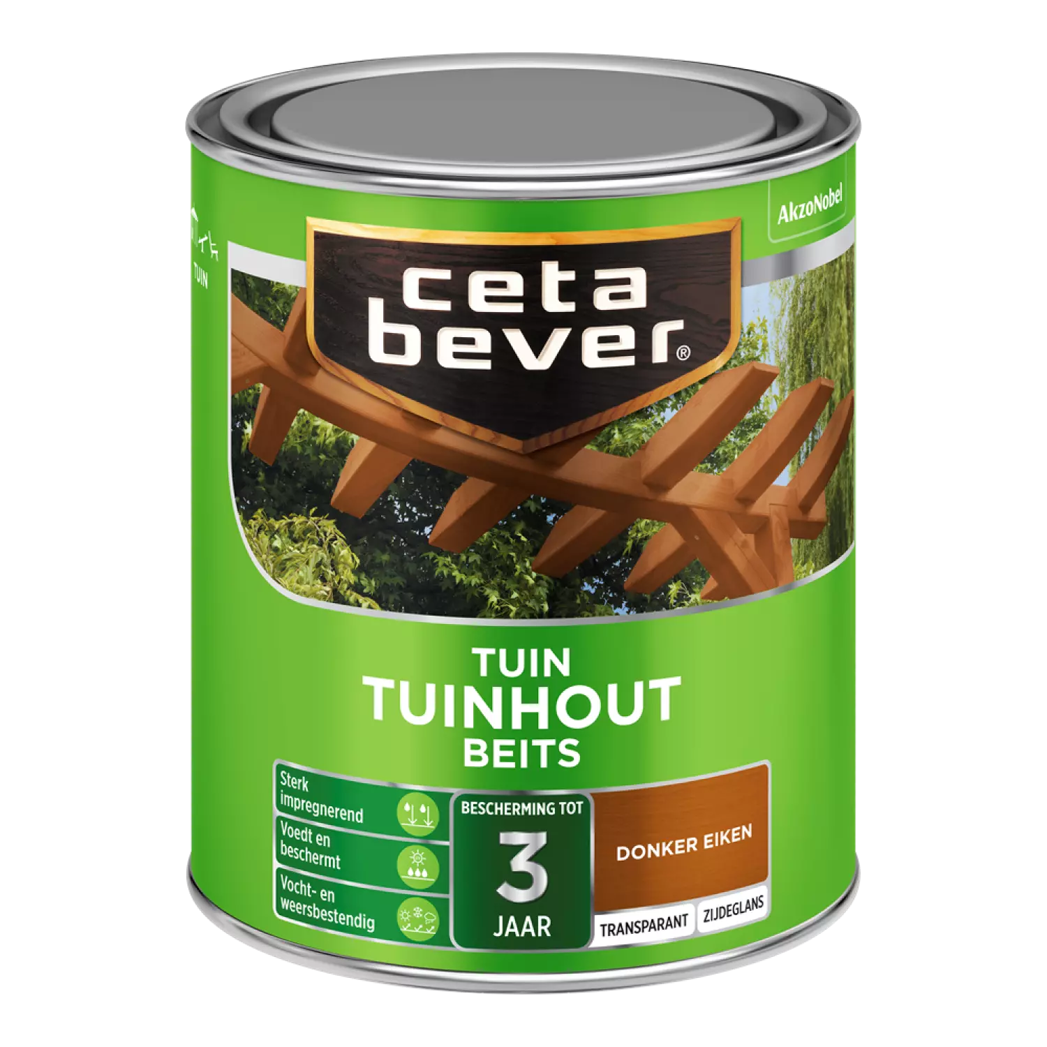 Cetabever Transparante Tuinhout Beits - Donker Eiken - 0,75L-image