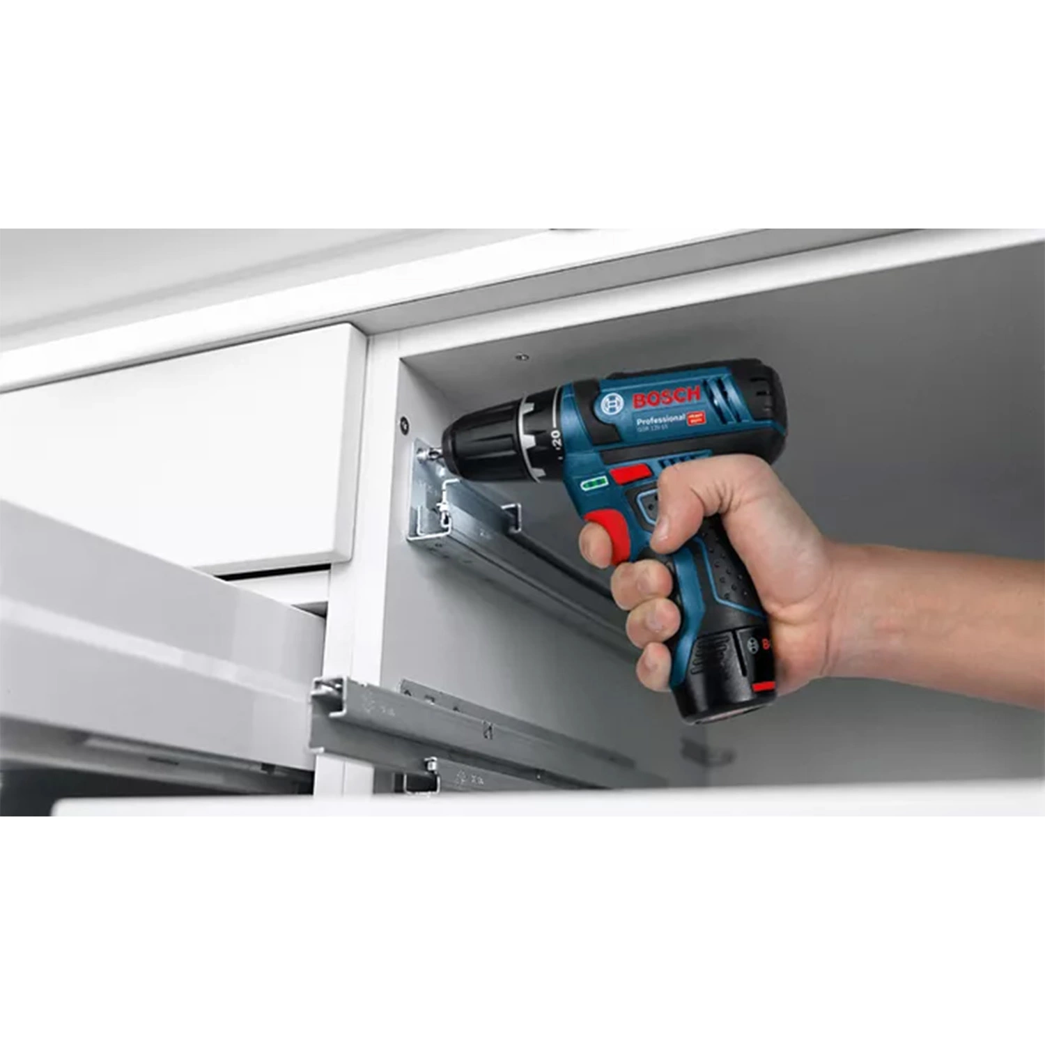 Bosch GSR 12V-15 FC - Perceuse-visseuse sans fil Li-Ion 12V (machine seule) dans L-Boxx-image