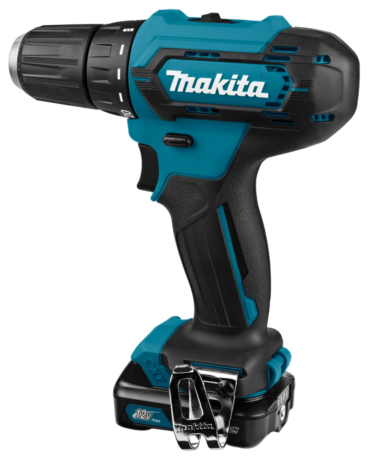 Makita DF333DSAJ Perceuse visseuse sans-fil - 12V Li-ion Max Li-ion - 2 batteries 2,0 Ah - MAKPAC - 30 Nm-image