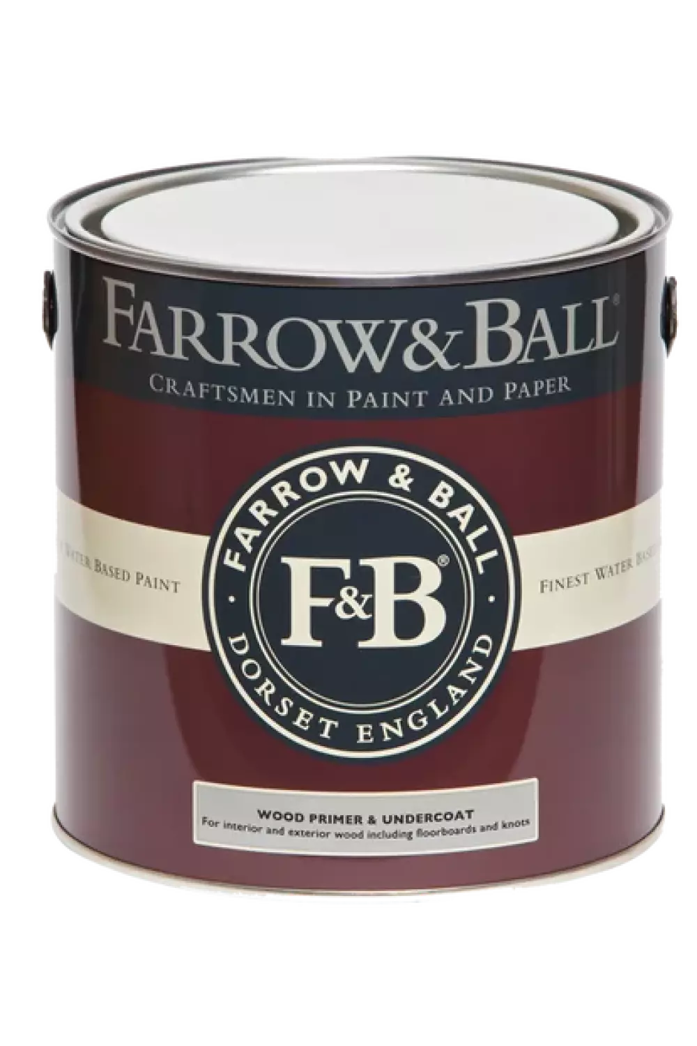 Farrow & Ball Wood Primer & Undercoat - Red and Warm Tones 2,5L-image