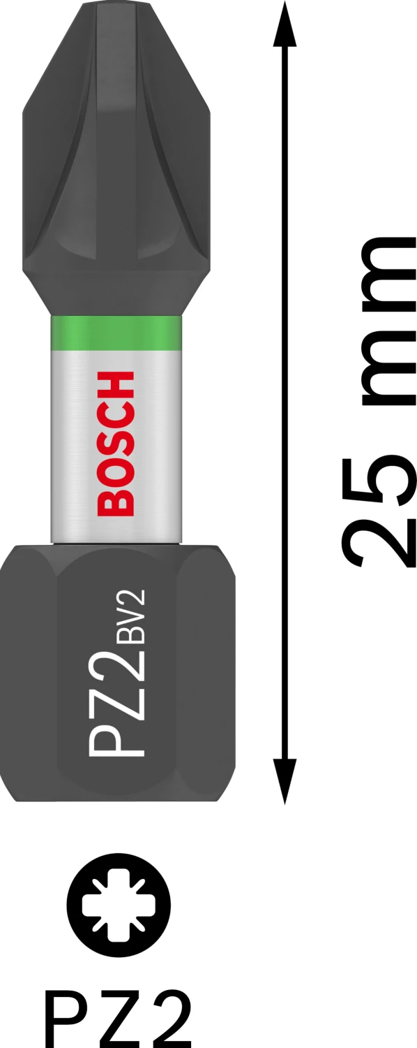 Bosch 2607002804 Impact 25-delige Bitset - 25mm - PZ2-image