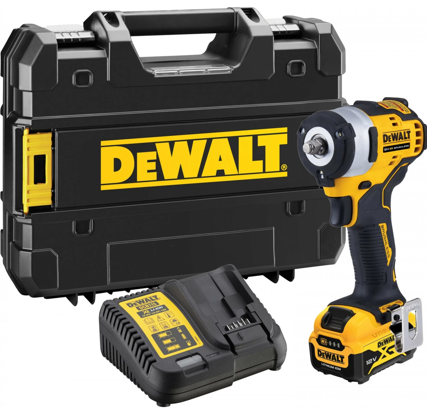 DeWALT DCF903P1 12V Li-ion XR Accu Slagmoersleutel set (1x 5.0Ah) - 3/8" in TSTAK koffer-image