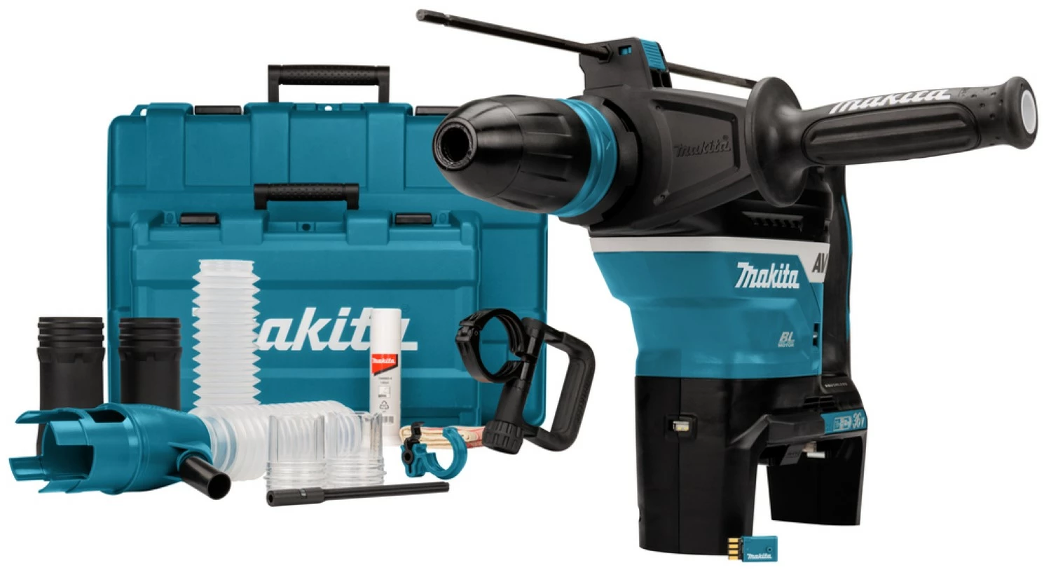 Makita DHR400ZKU Perfo-burineur SDS-max sans fil 36V (2x18V) Li-Ion (machine seule) dans coffret - moteur brushless - 8J-image