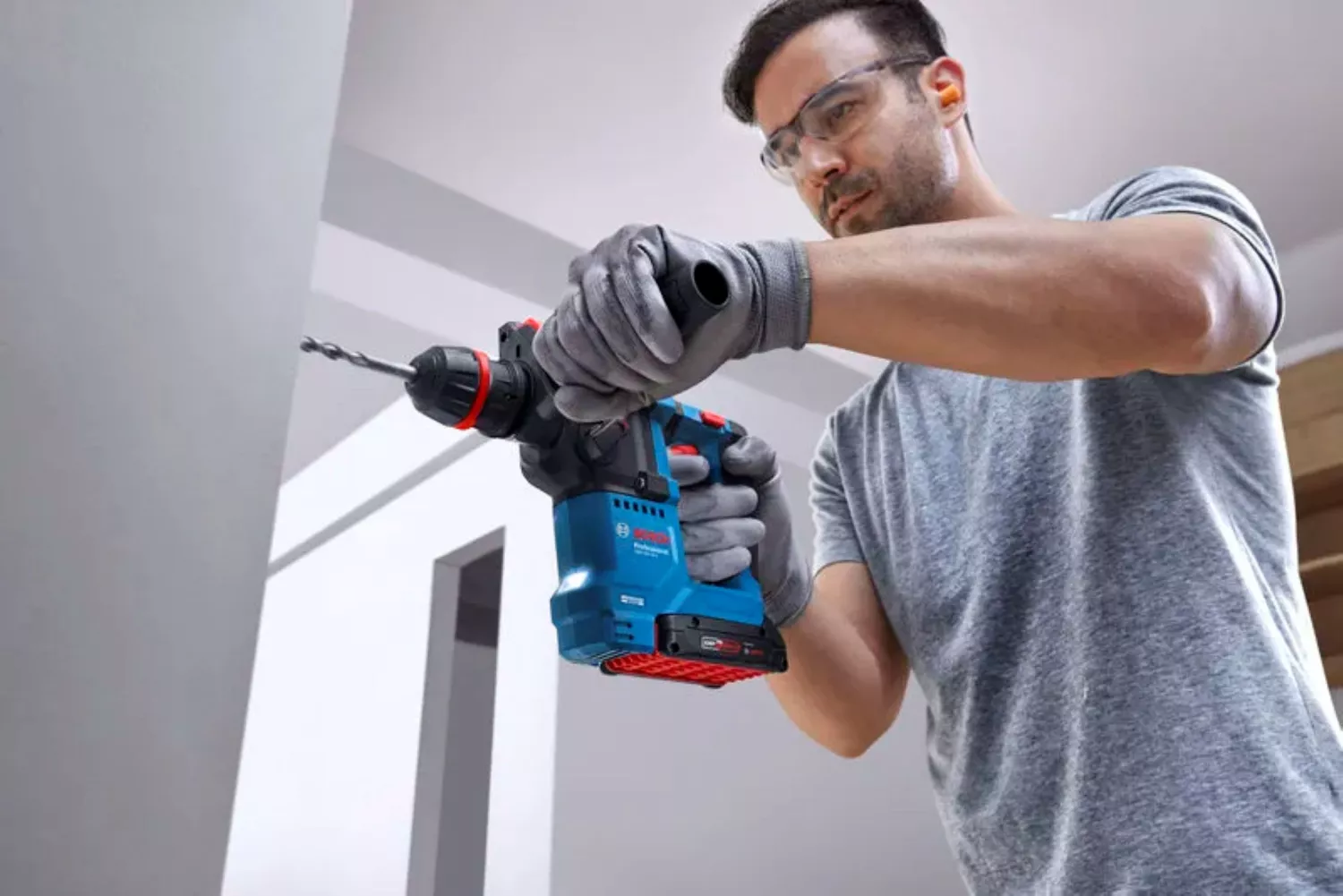 Bosch GBH 18V-18 X SDS-plus kit marteau perforateur ONECHUCK (2x 2,0 Ah) dans L-Boxx - 1,5 J-image