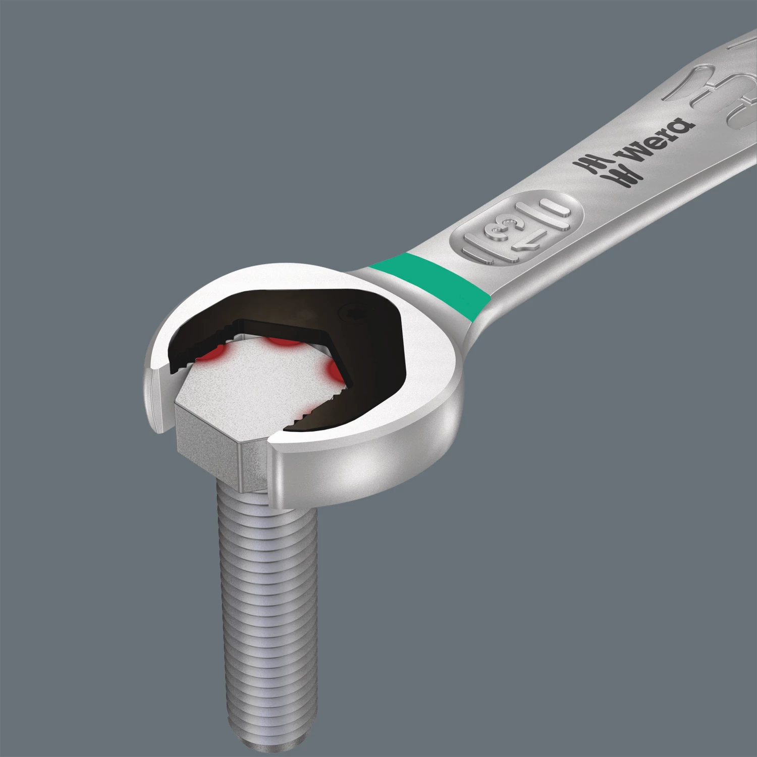 Wera 05020091001 11-delige 6001 Joker Switch 11 Set 1 Steek-ringratelsleutelset - 8-19mm-image