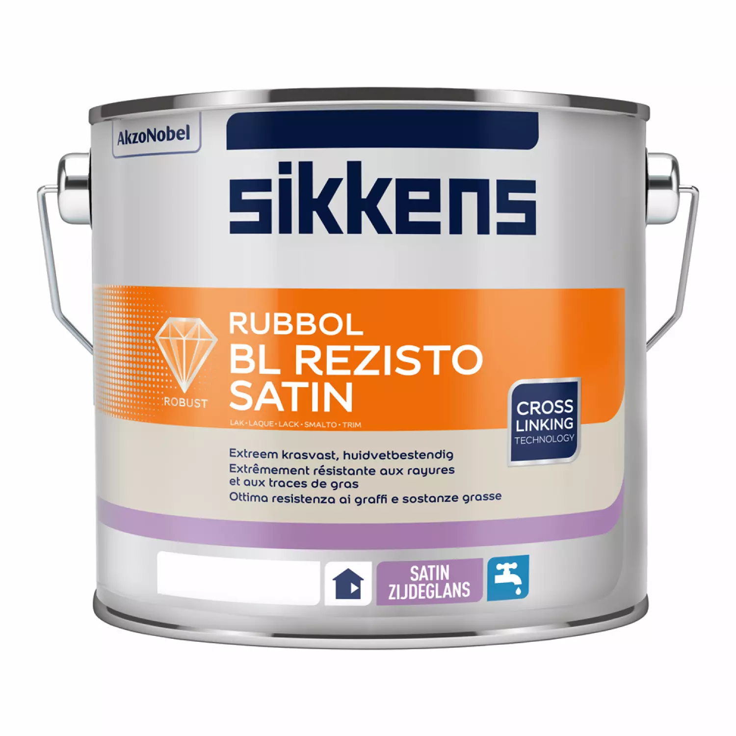 Sikkens Rubbol BL Rezisto Satin - Wit - 2,5L
