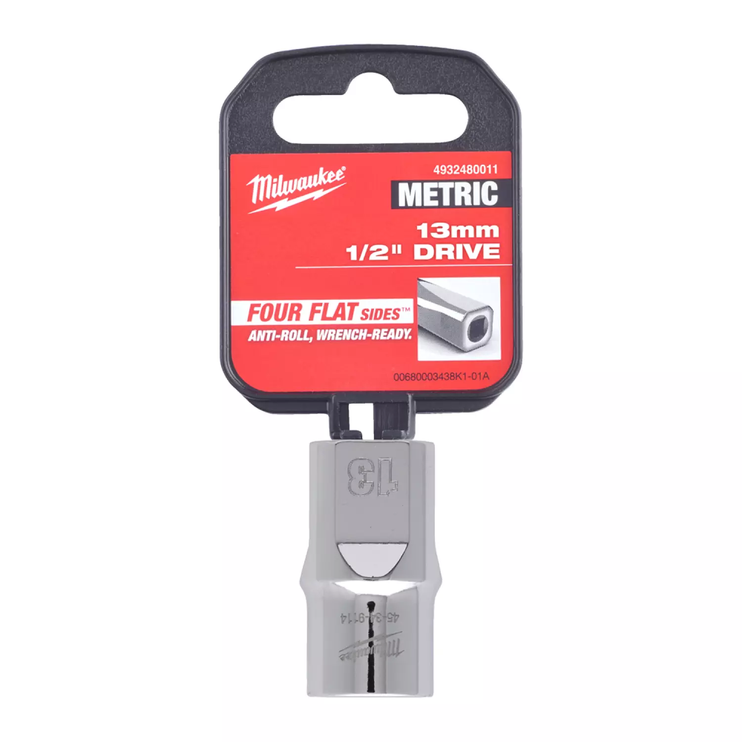 Milwaukee 4932480011 Embout - 1/2 » FOUR FLAT™ - 13mm-image